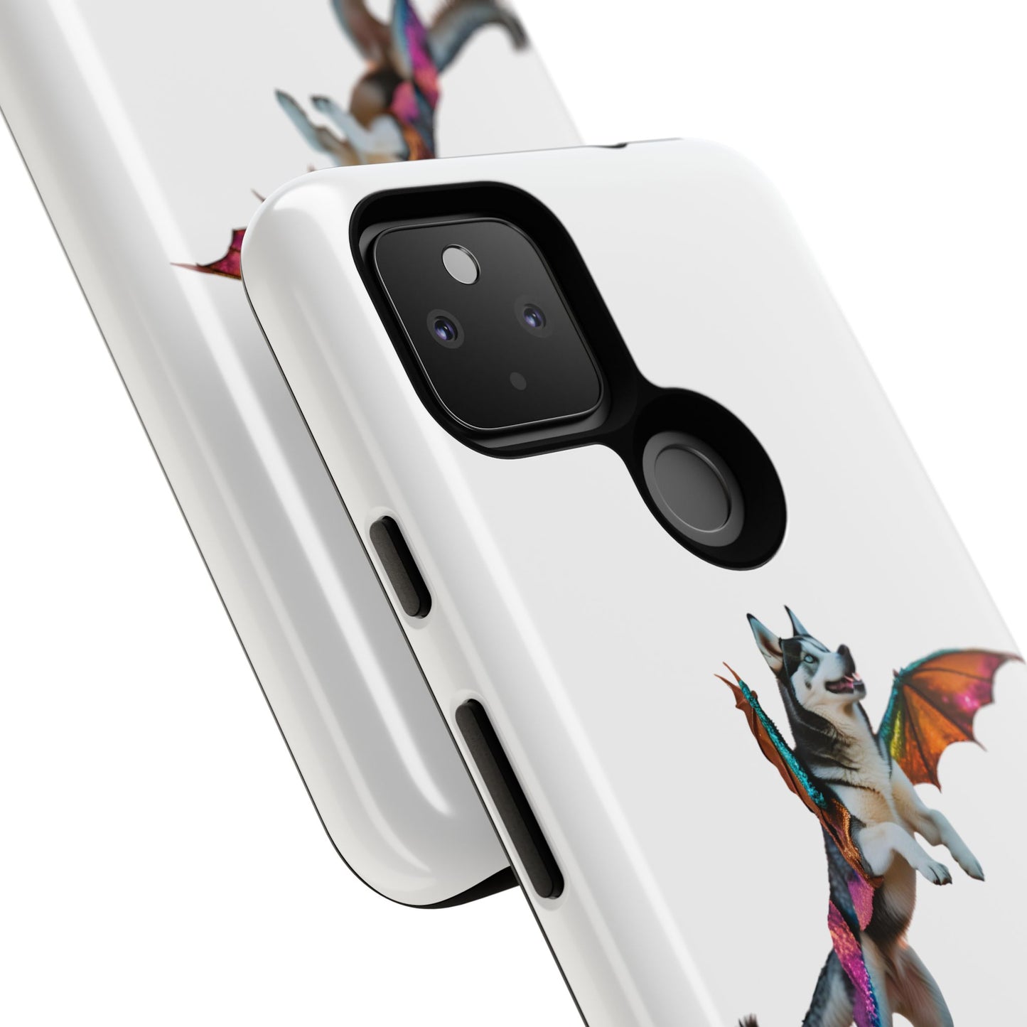 Magical Husky Pet Phone Case - Winged Dog Design | Tough Cases | Unique Animal Lover Gift