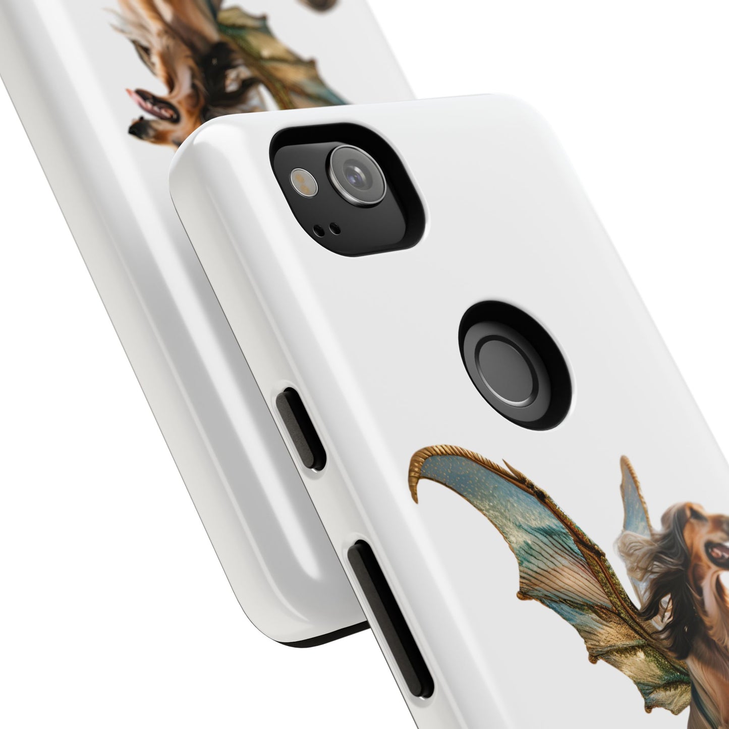 Magical Afghan Hound Dog Phone Case - Tough Cases with Winged Design