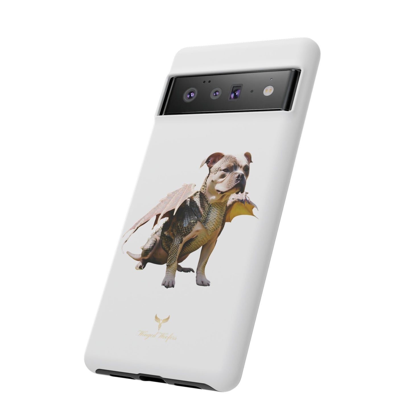 Staffordshire Bulldog Dragon Tough Phone Case - Unique Animal Design for Pet Lovers