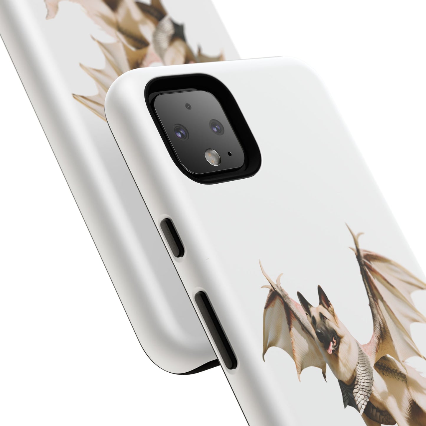 Magical White German Shepherd Dragon Dog Phone Case - Tough, Stylish Protection