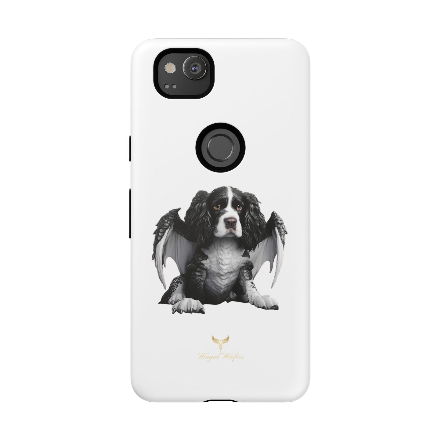 Springer Spaniel Puppy Dragon Winged Dog Phone Case - Tough Cases for Pet Lovers