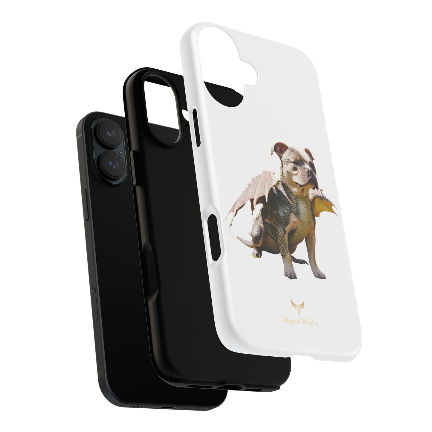 Staffordshire Bulldog Dragon Tough Phone Case - Unique Animal Design for Pet Lovers