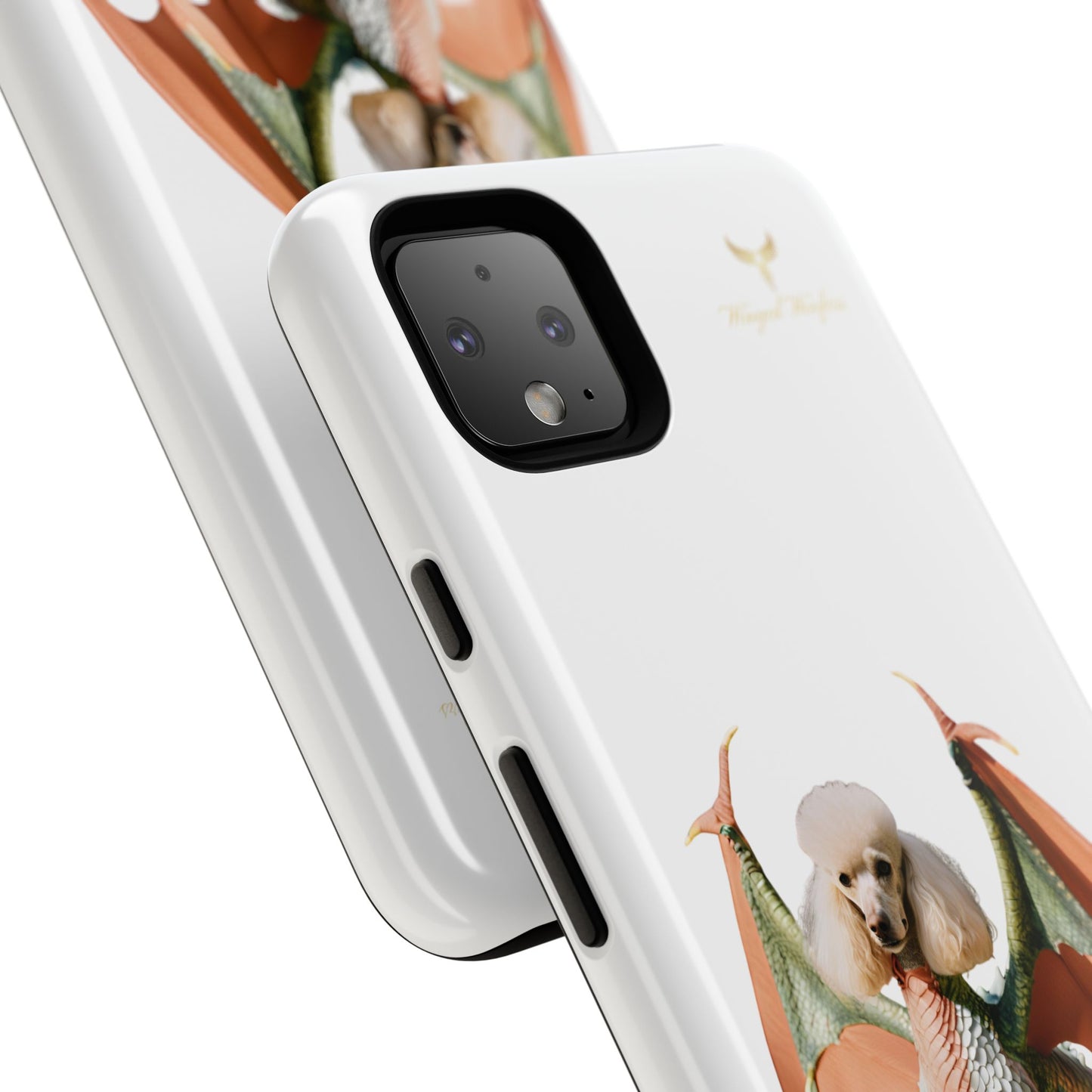 Unique Dragon Poodle Phone Case - Tough Cases for Pet Lovers