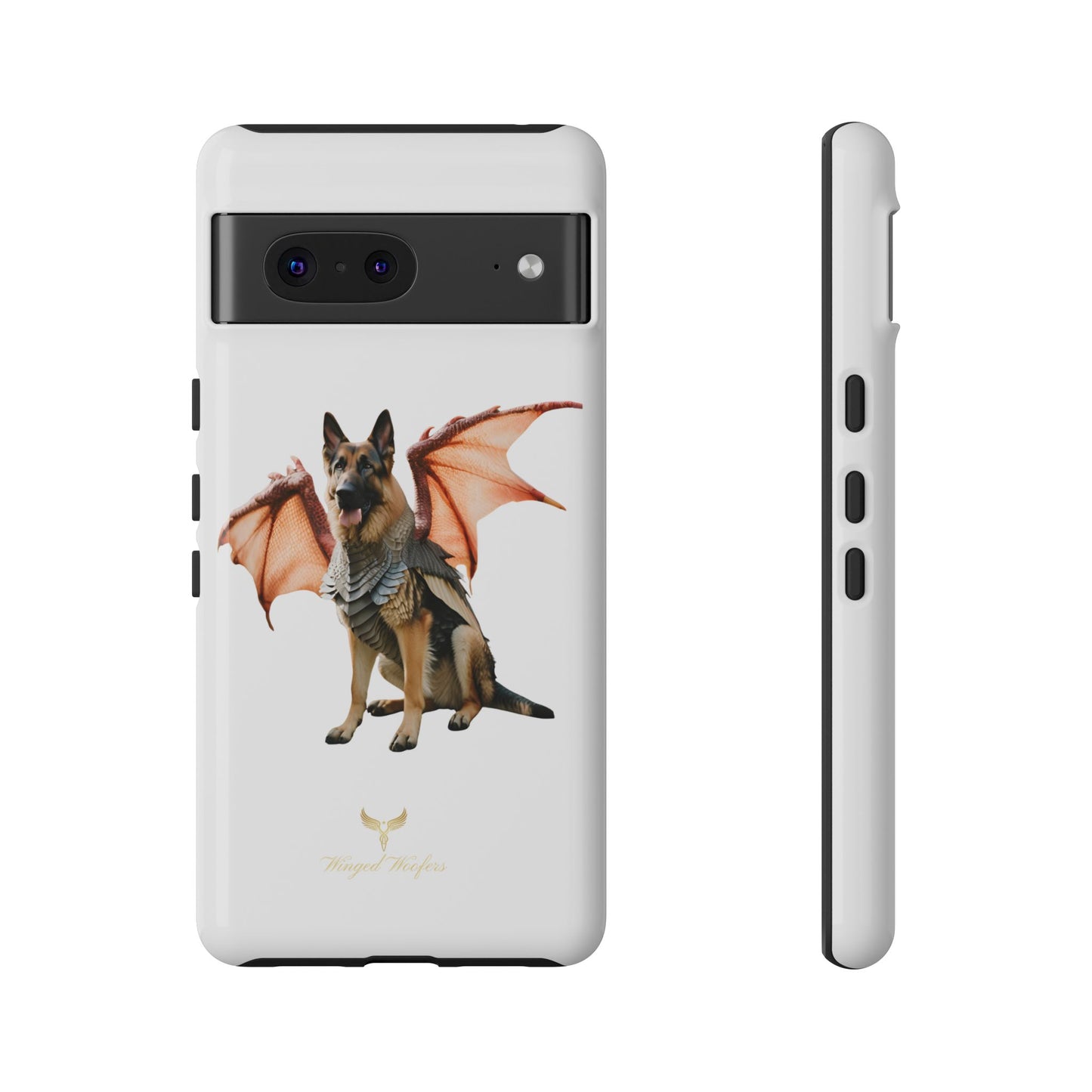 Mythical German Shepherd with Wings Dog iPhone Case | Tough Cases for Pet Lovers