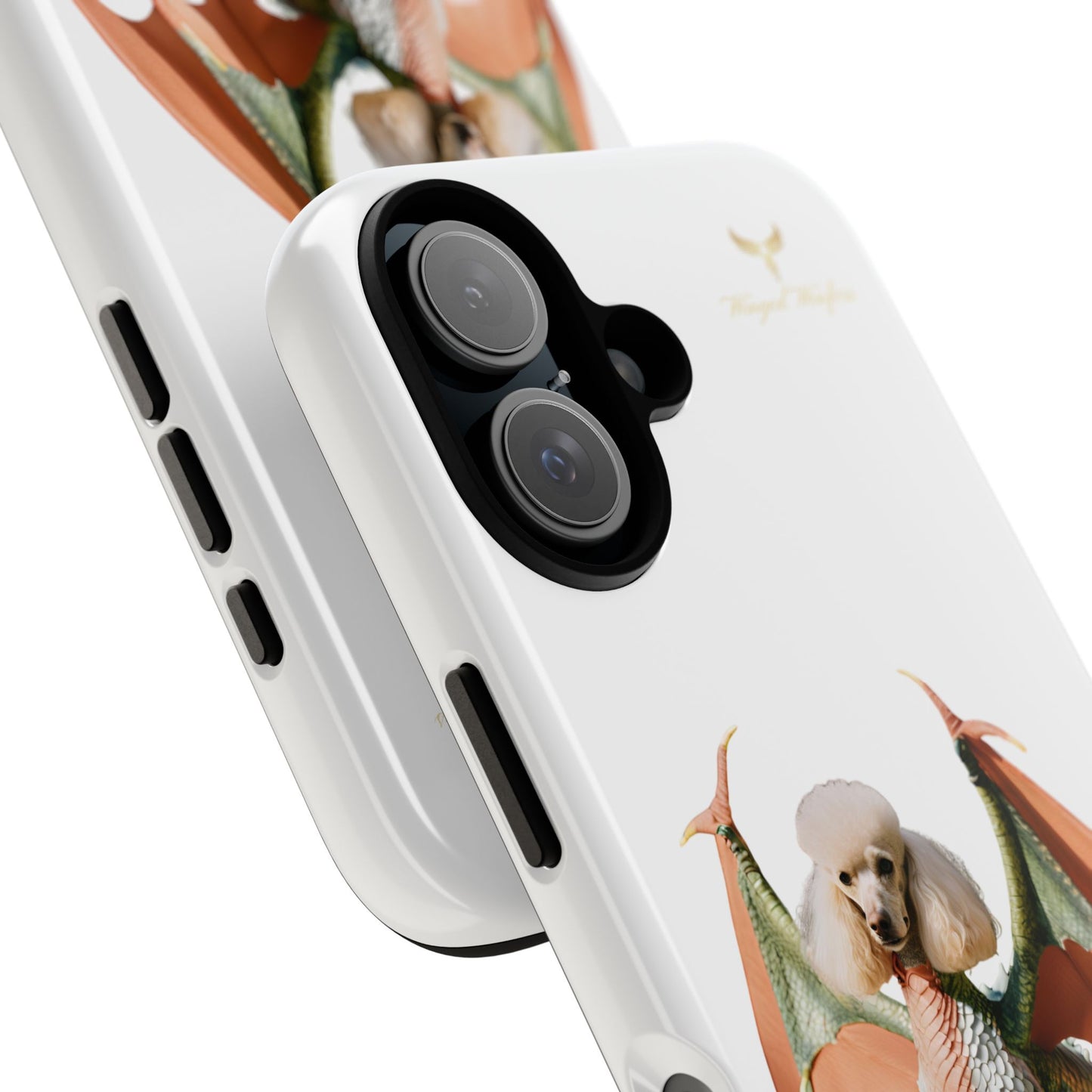 Unique Dragon Poodle Phone Case - Tough Cases for Pet Lovers