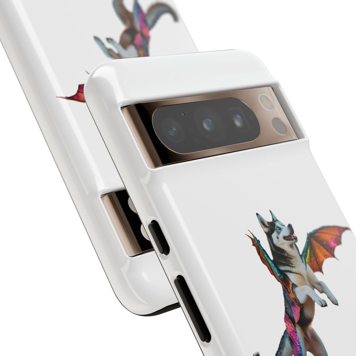 Magical Husky Pet Phone Case - Winged Dog Design | Tough Cases | Unique Animal Lover Gift