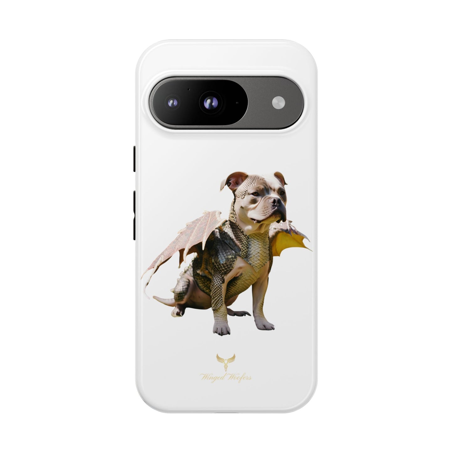 Staffordshire Bulldog Dragon Tough Phone Case - Unique Animal Design for Pet Lovers
