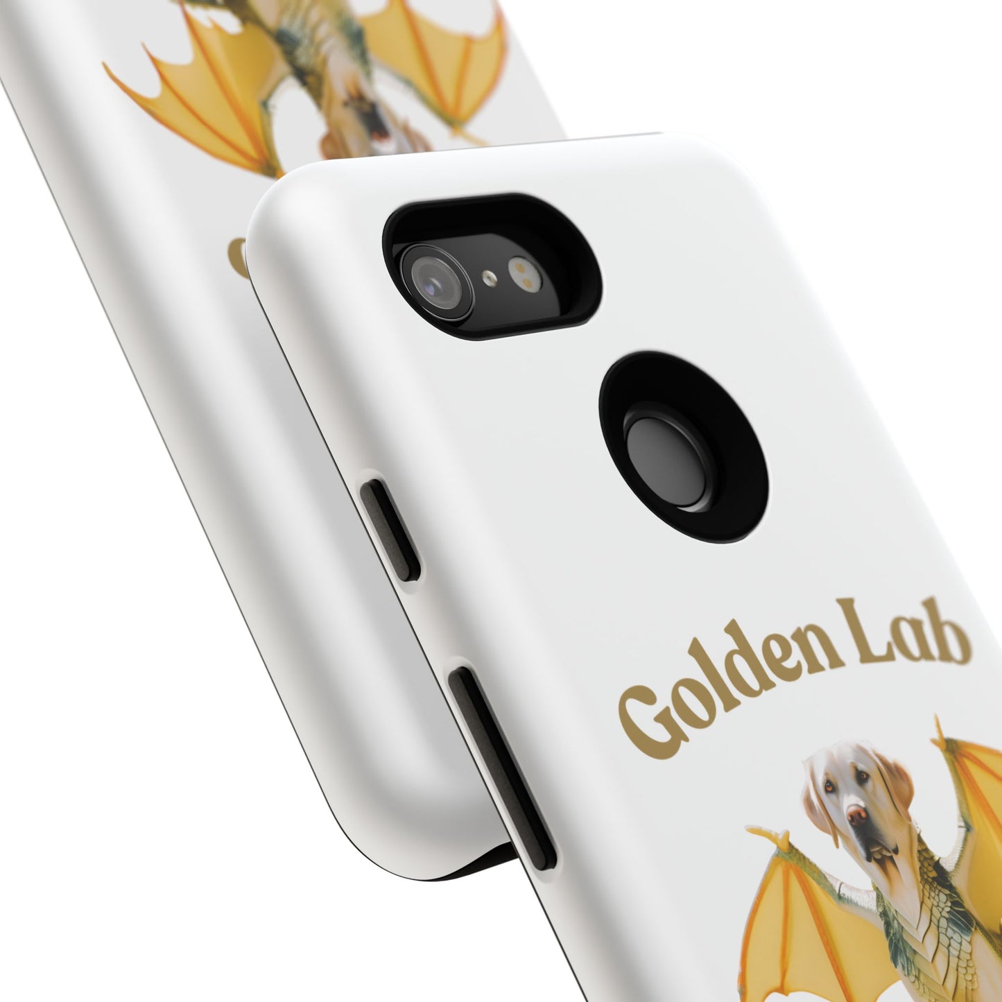 Golden Lab Dragon Phone Case - Tough Protection with a Fun Twist