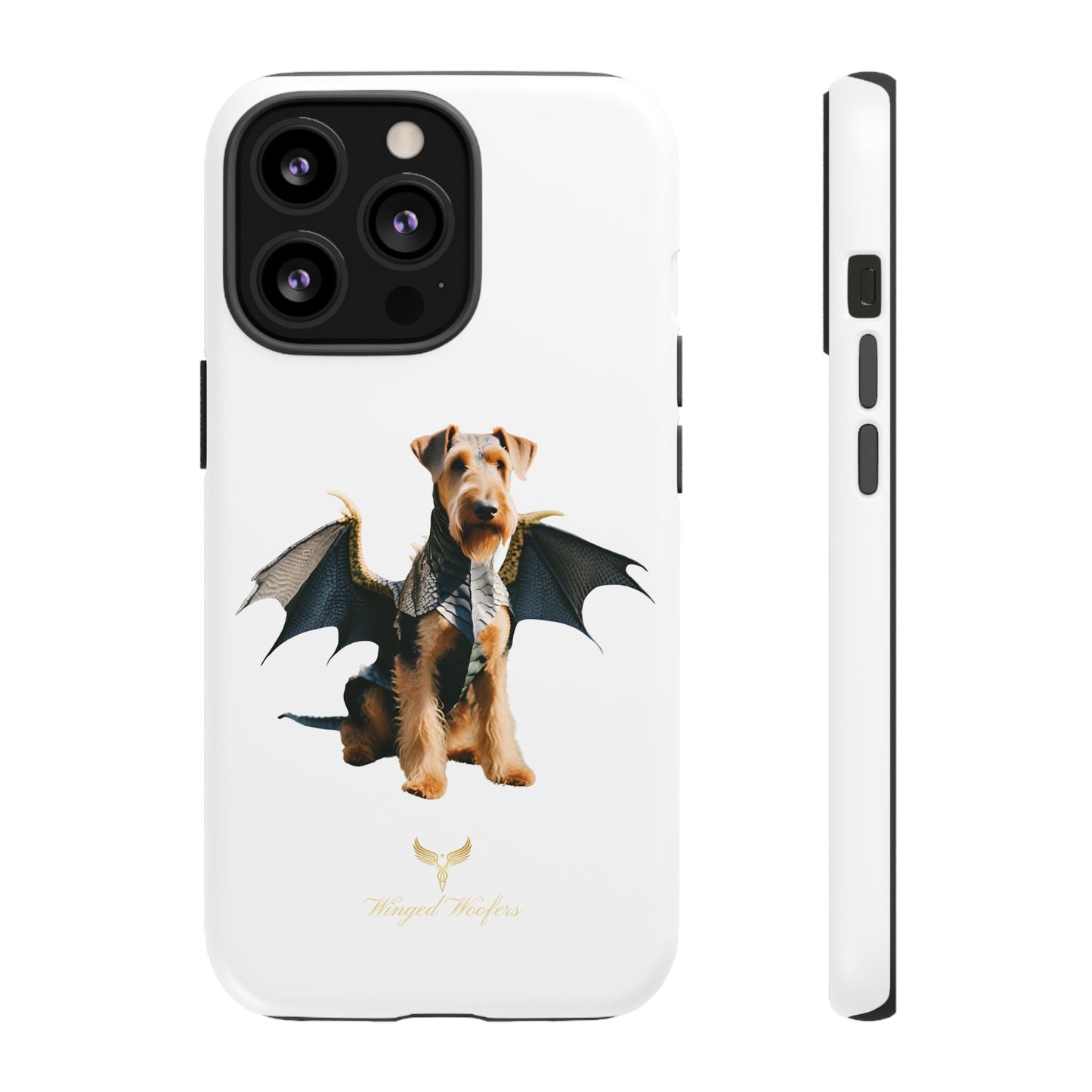 Cool Dragon Airedale Terrier Dog Phone Case - Tough Cases for Pet Lovers