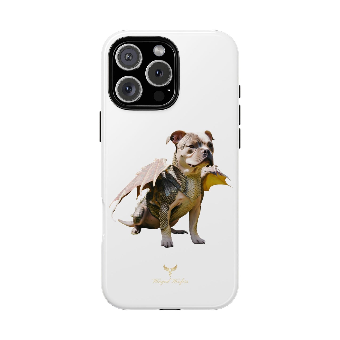 Staffordshire Bulldog Dragon Tough Phone Case - Unique Animal Design for Pet Lovers