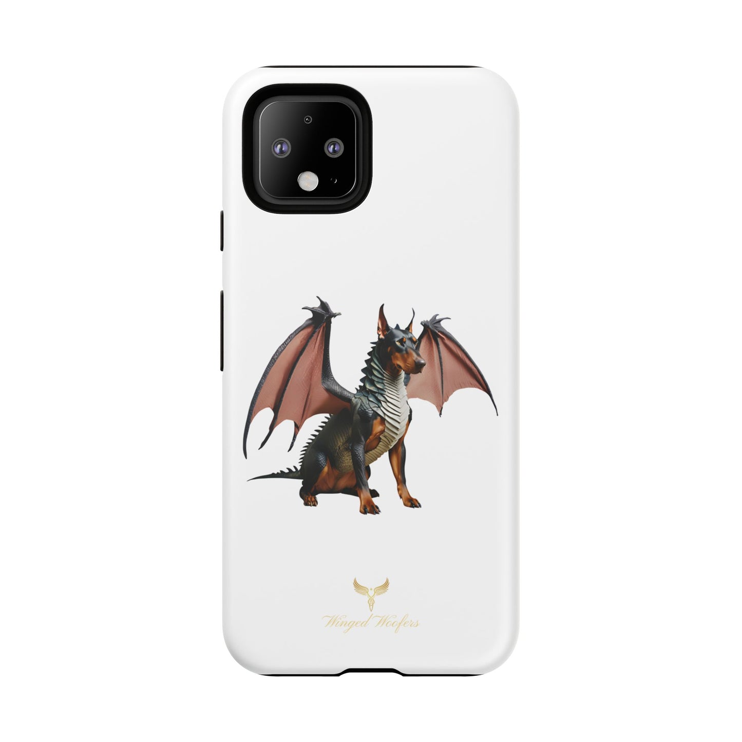 Mythical Doberman Pinscher Dragon Phone Case - Tough & Stylish Protection