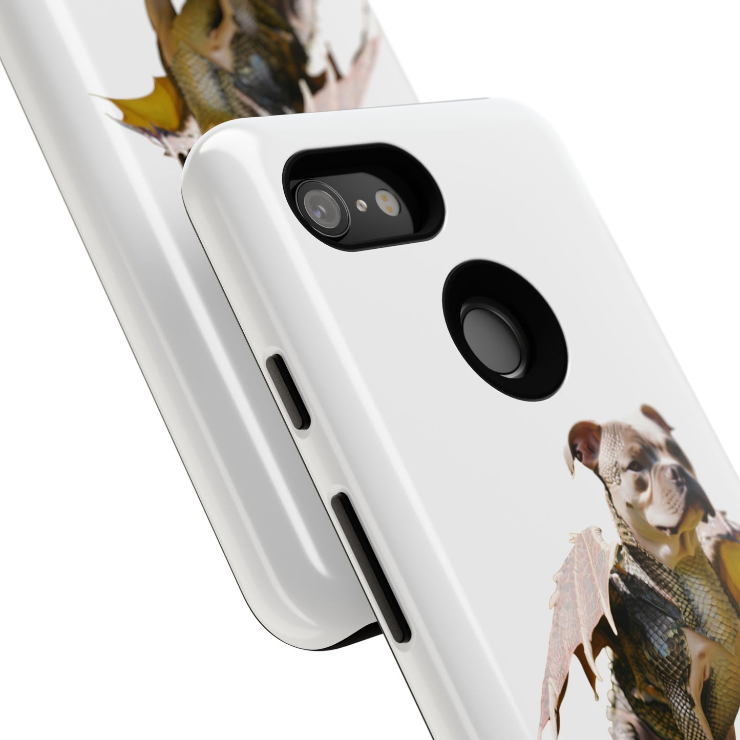 Staffordshire Bulldog Dragon Tough Phone Case - Unique Animal Design for Pet Lovers