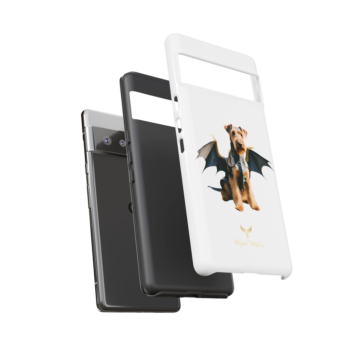 Cool Dragon Airedale Terrier Dog Phone Case - Tough Cases for Pet Lovers