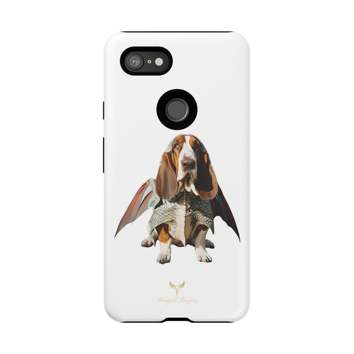 Whimsical Basset Hound Dog Phone Case - Tough Cases for Animal Lovers