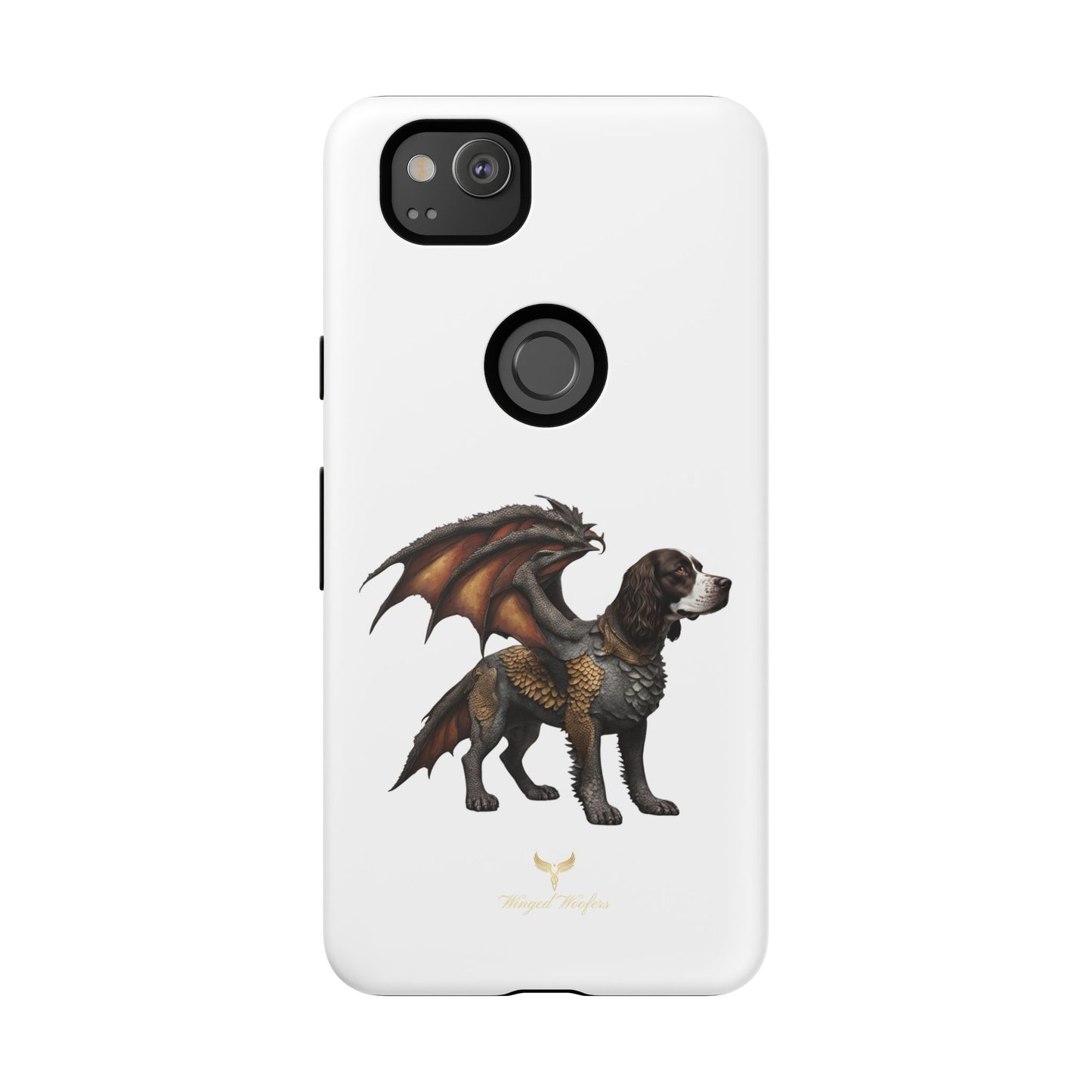 Fantasy Springer Spaniel as a Dragon Phone Case - Tough Cases for Pet Lovers