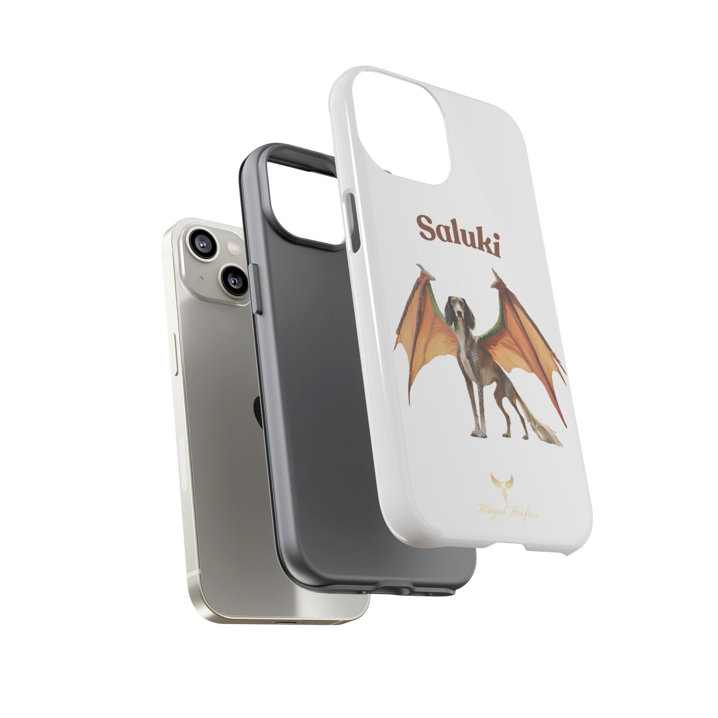 Saluki Dog Dragon Case - Tough Phone Case for Pet Lovers