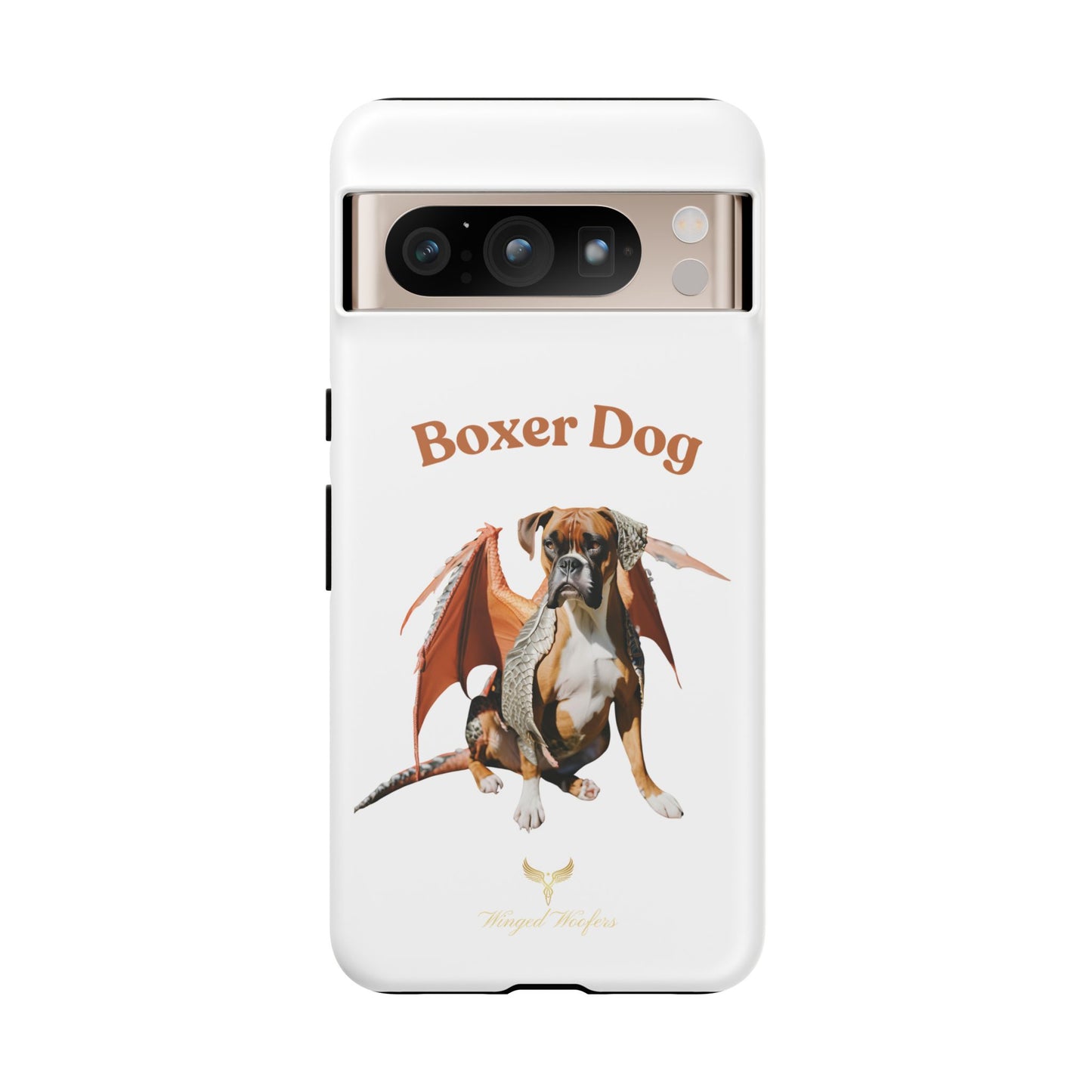 Boxer Dog Dragon Art Phone Case - Tough Cases