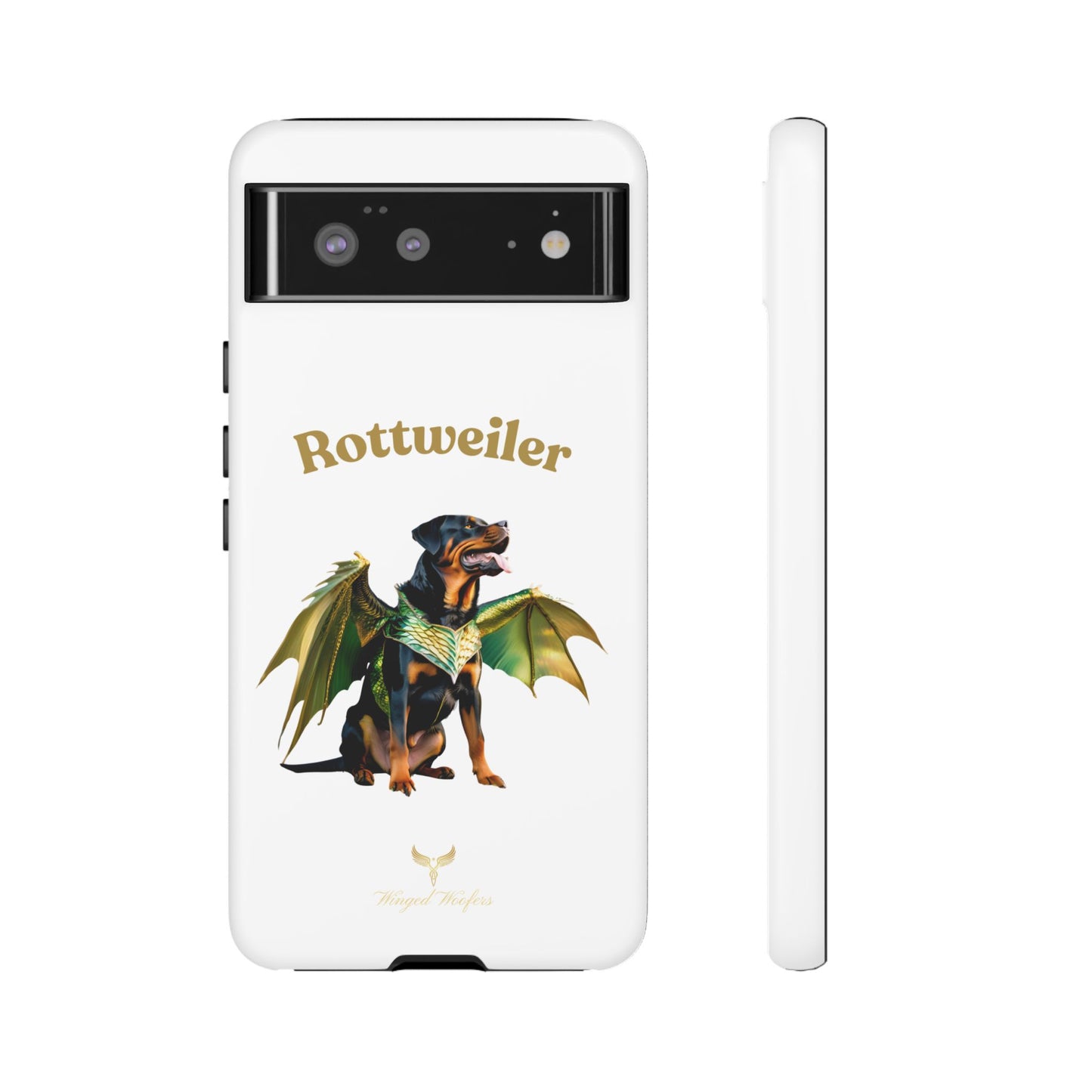 Rottweiler Dragon Wings Phone Case - Tough Cases for Dog Lovers