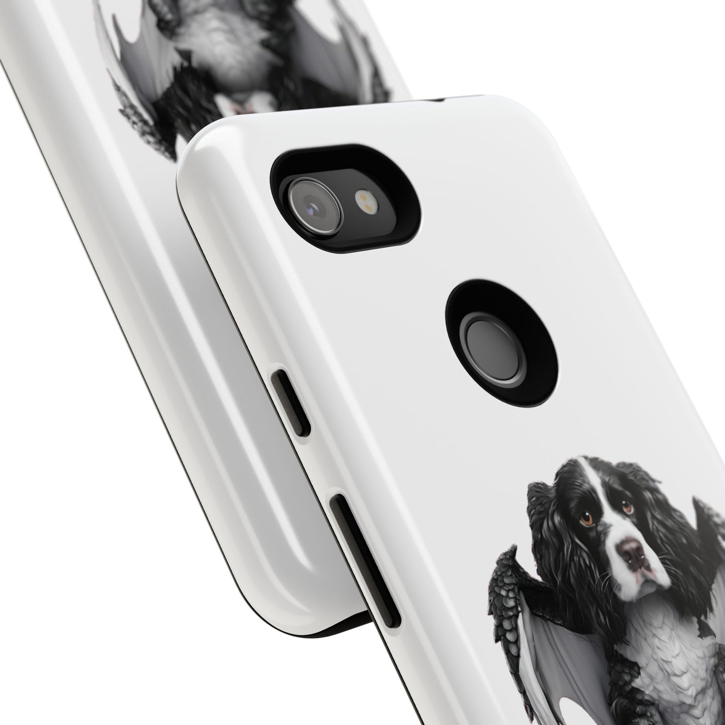 Springer Spaniel Puppy Dragon Winged Dog Phone Case - Tough Cases for Pet Lovers