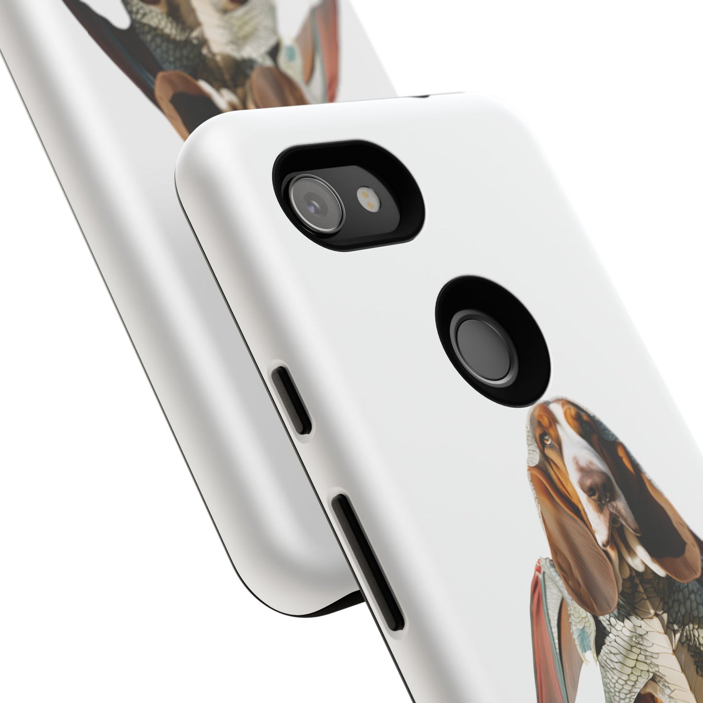 Whimsical Basset Hound Dog Phone Case - Tough Cases for Animal Lovers