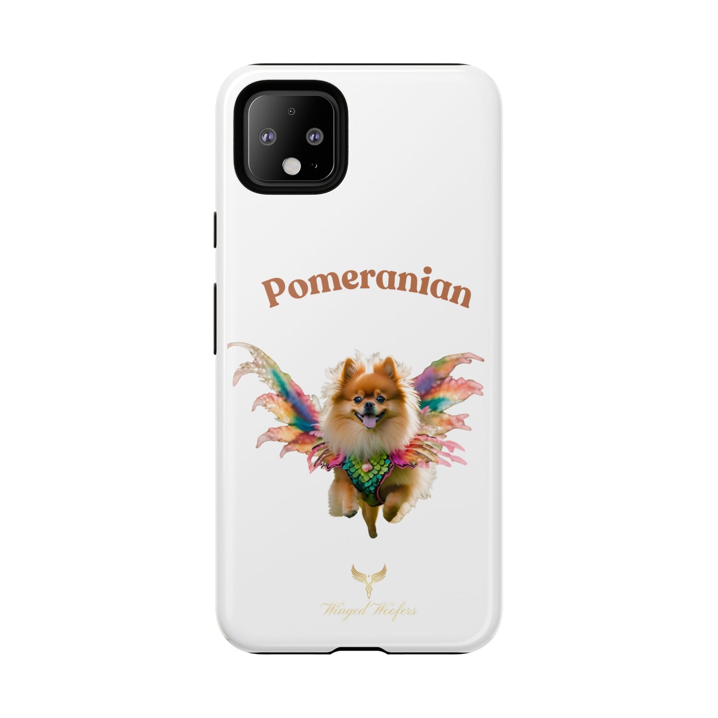 Pomeranian Winged Dog Phone Case – Cute Dog Lover Accessory