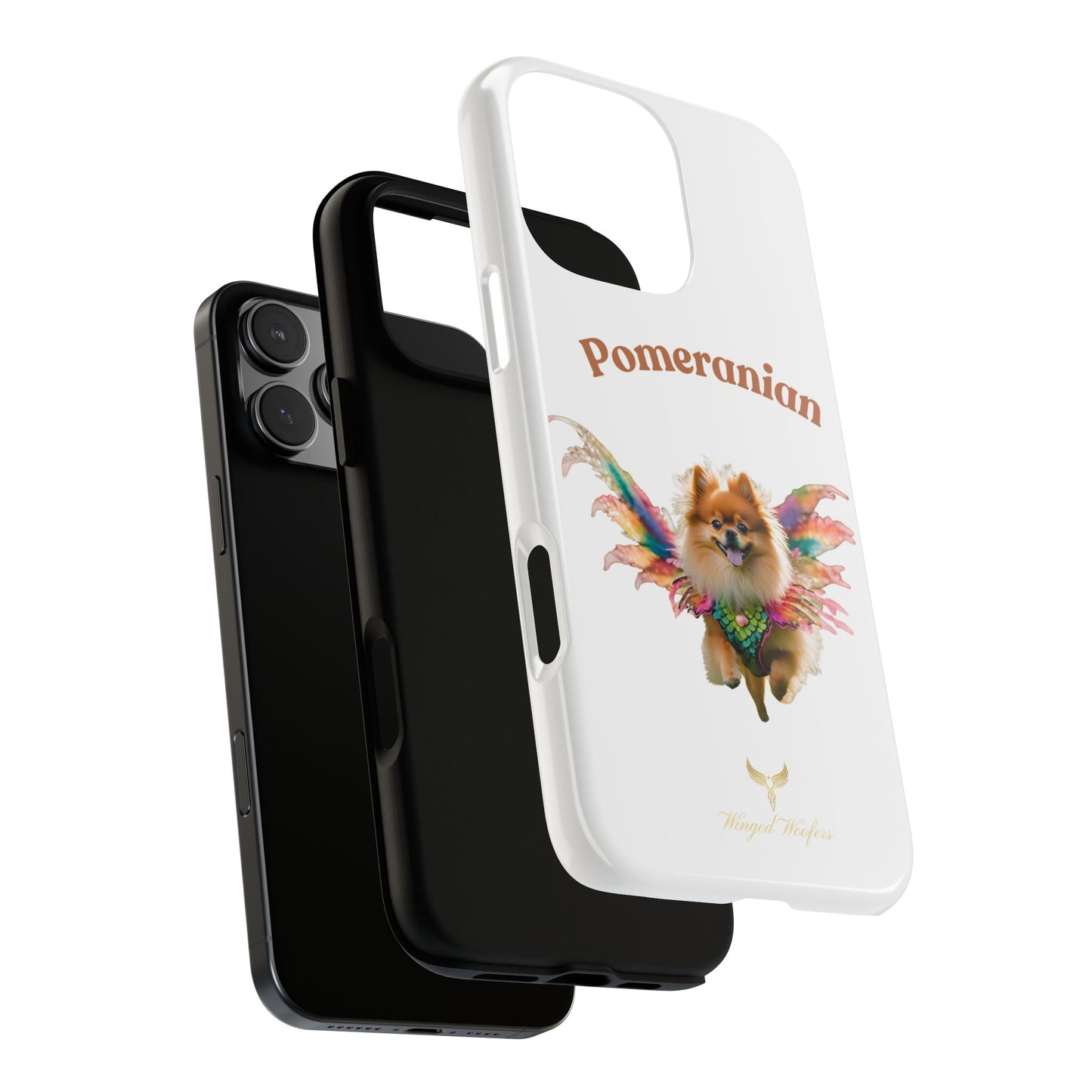 Pomeranian Winged Dog Phone Case – Cute Dog Lover Accessory