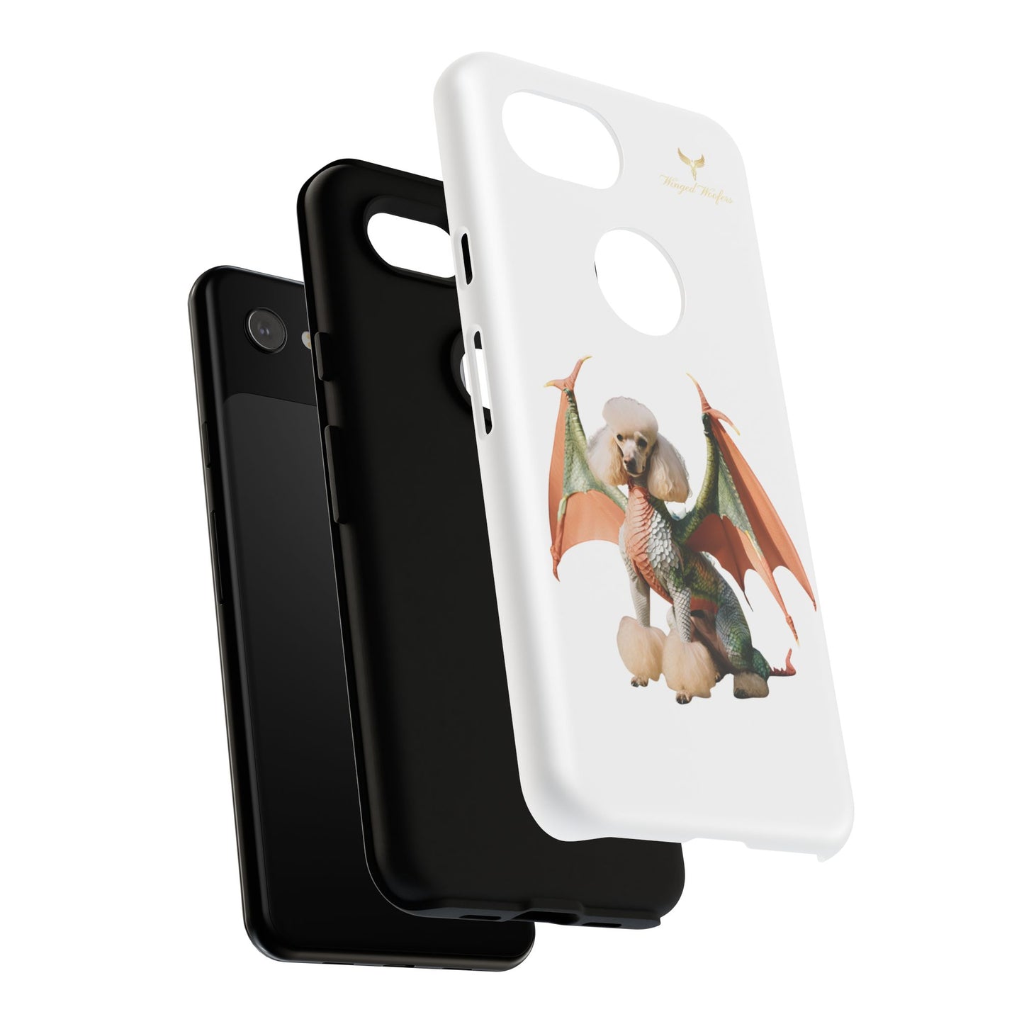 Unique Dragon Poodle Phone Case - Tough Cases for Pet Lovers