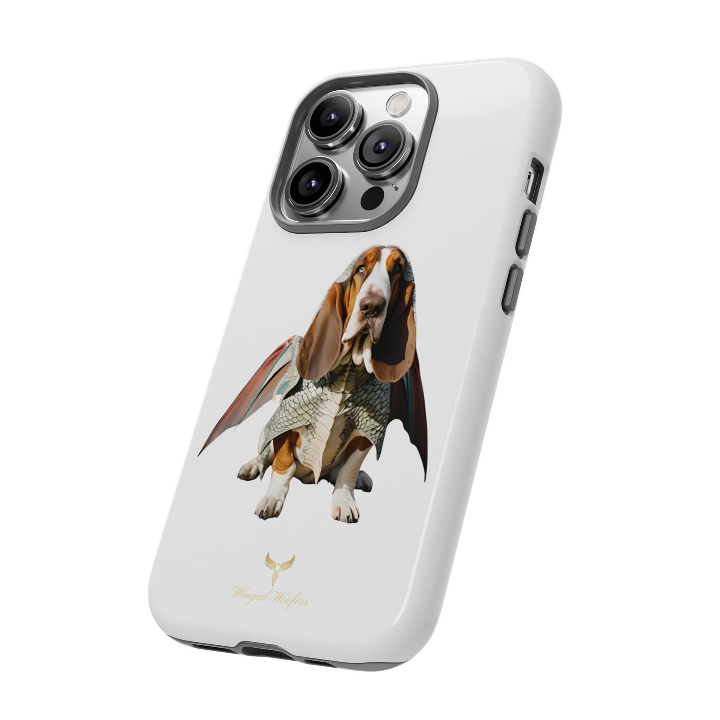 Whimsical Basset Hound Dog Phone Case - Tough Cases for Animal Lovers