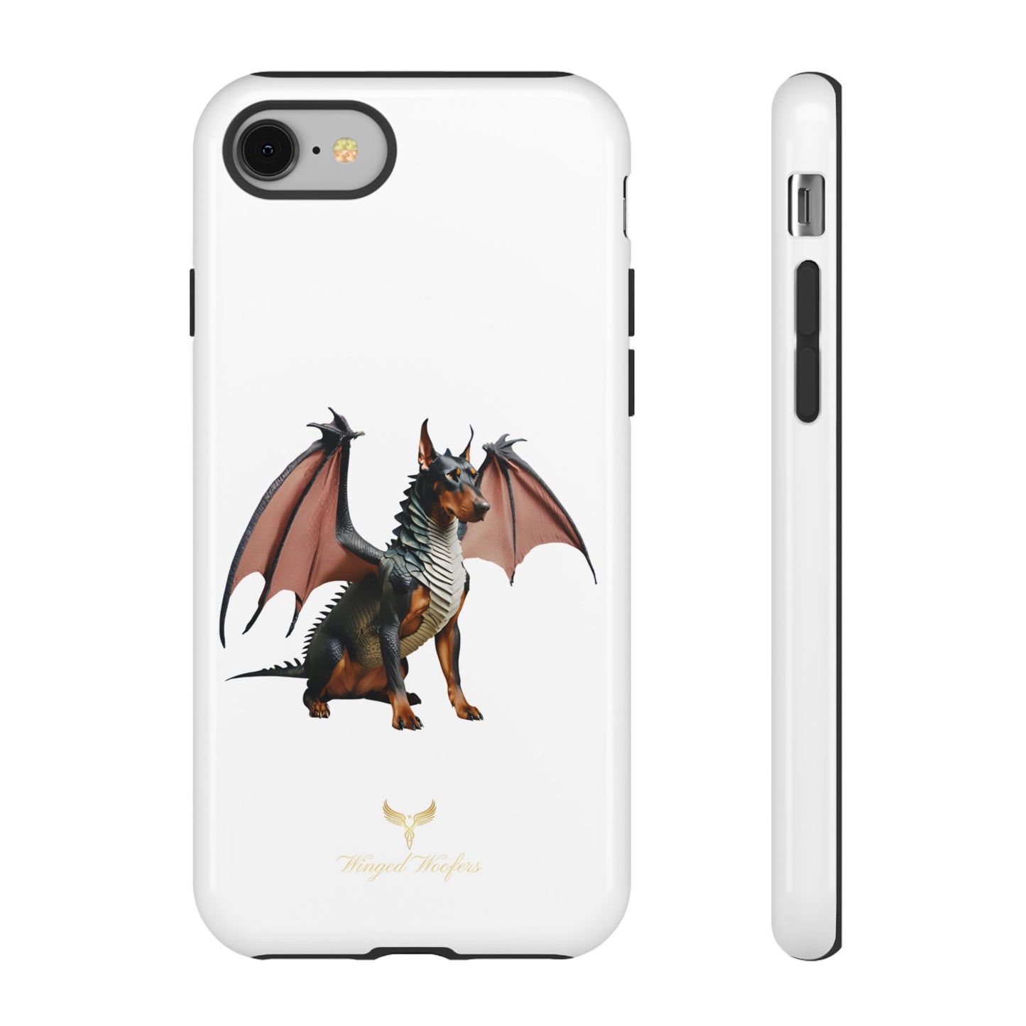 Mythical Doberman Pinscher Dragon Phone Case - Tough & Stylish Protection