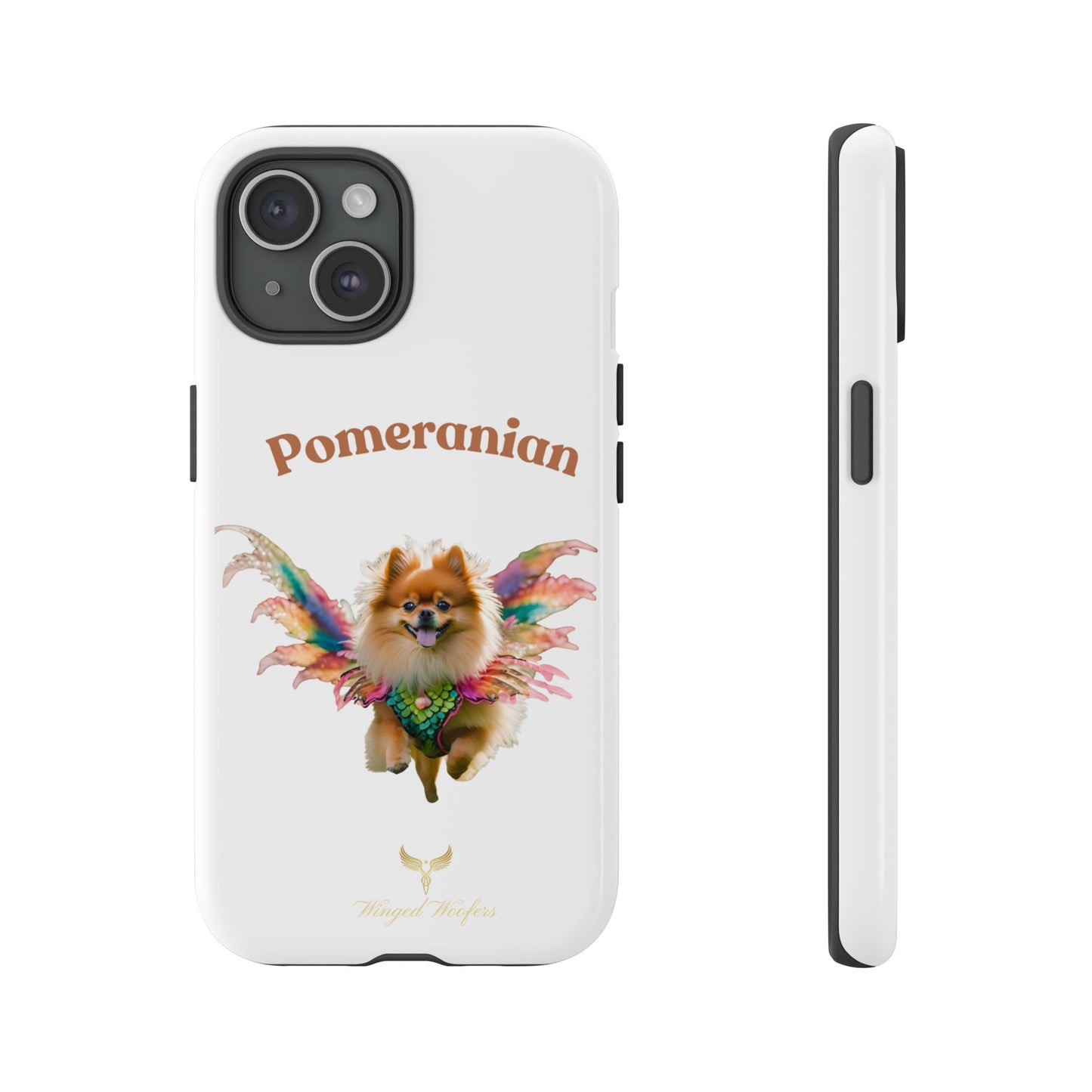 Pomeranian Winged Dog Phone Case – Cute Dog Lover Accessory