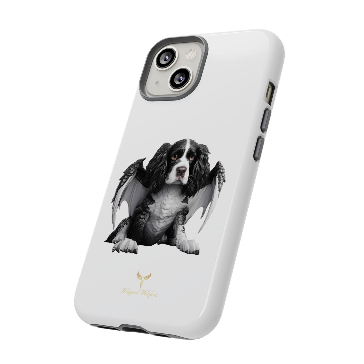 Springer Spaniel Puppy Dragon Winged Dog Phone Case - Tough Cases for Pet Lovers