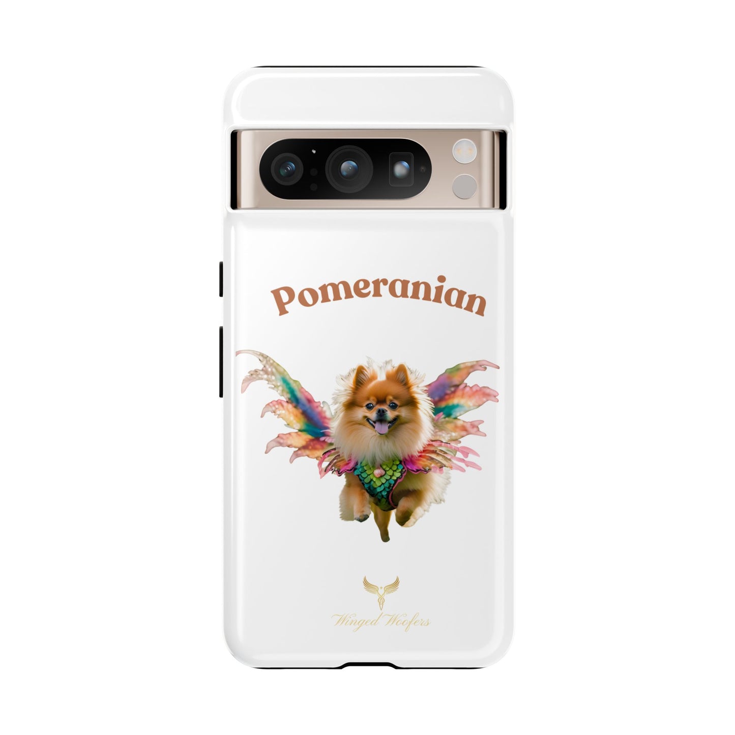 Pomeranian Winged Dog Phone Case – Cute Dog Lover Accessory