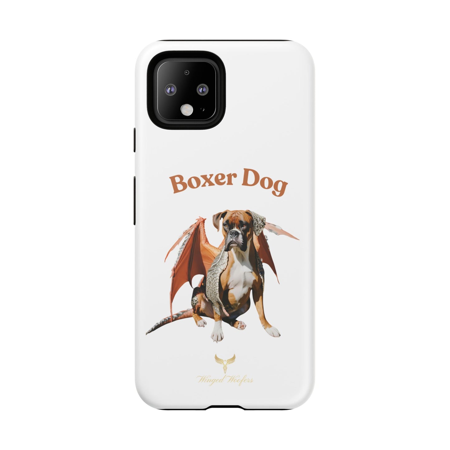 Boxer Dog Dragon Art Phone Case - Tough Cases