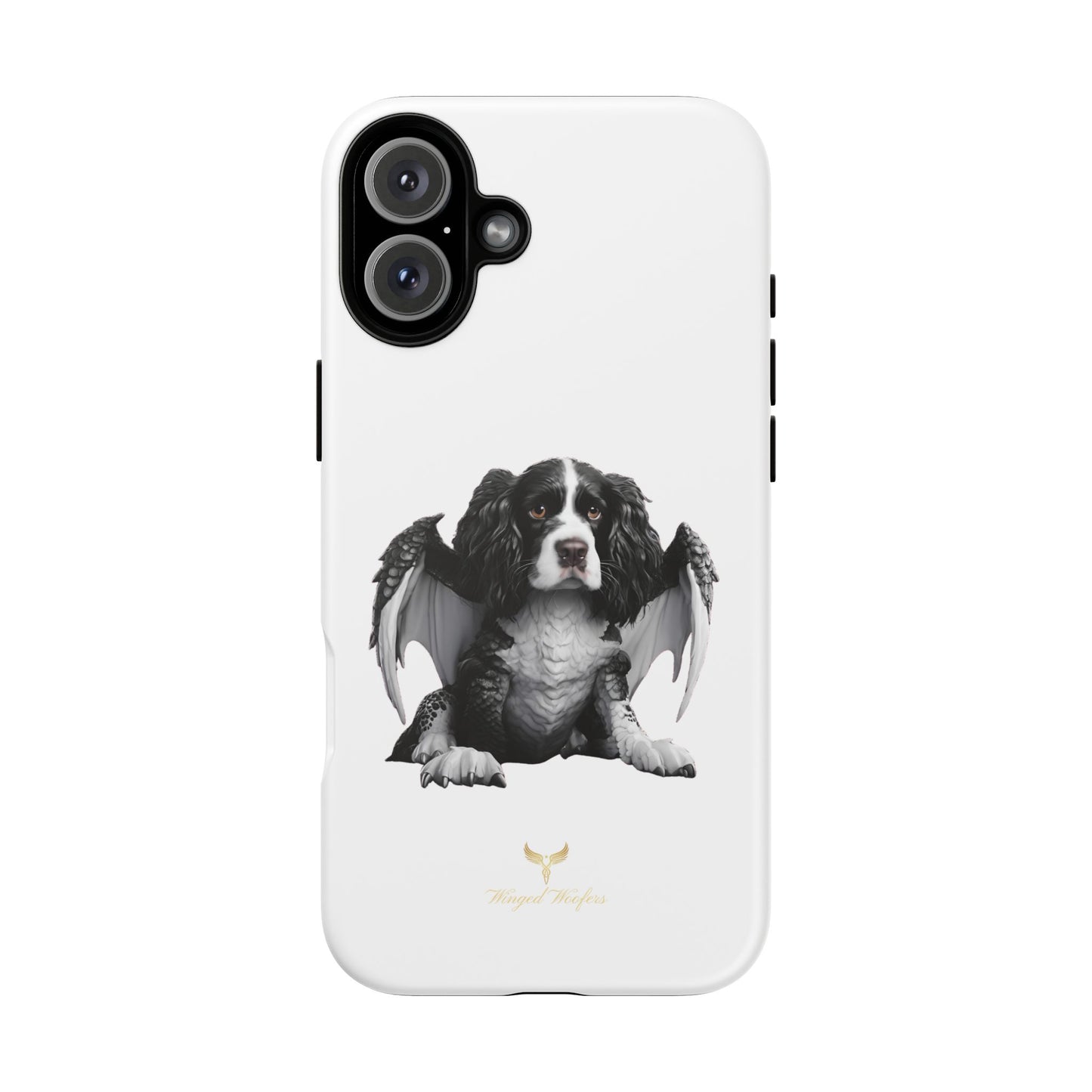 Springer Spaniel Puppy Dragon Winged Dog Phone Case - Tough Cases for Pet Lovers