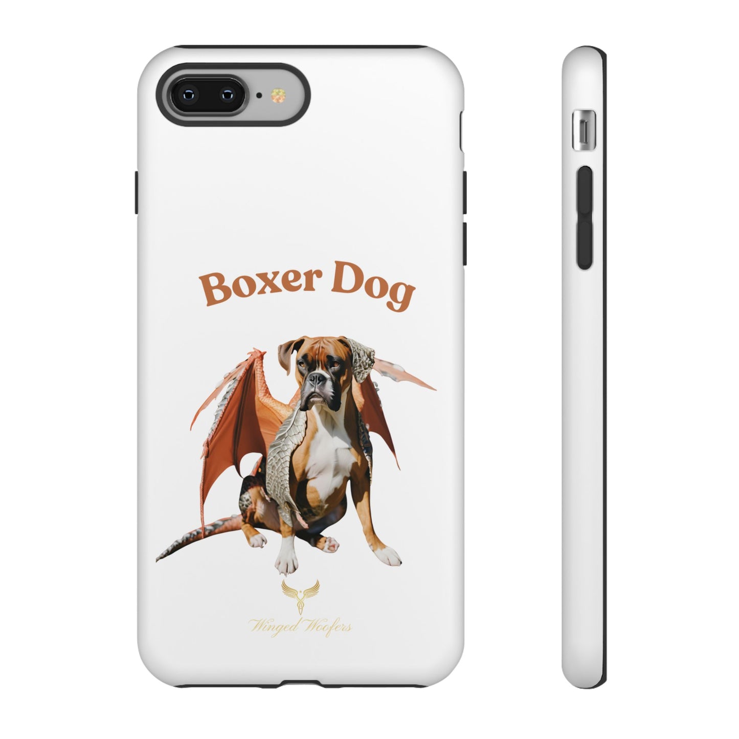 Boxer Dog Dragon Art Phone Case - Tough Cases