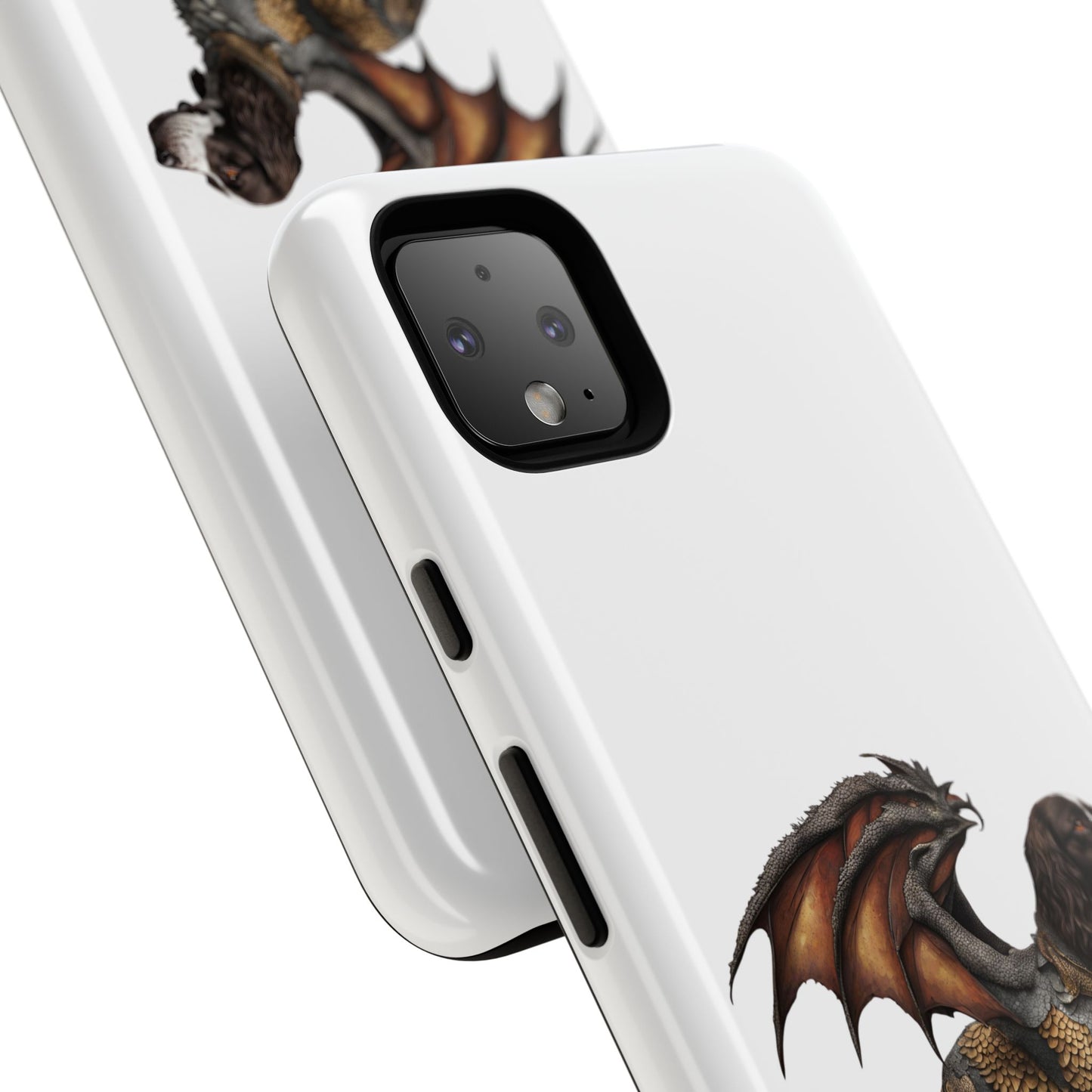 Fantasy Springer Spaniel as a Dragon Phone Case - Tough Cases for Pet Lovers