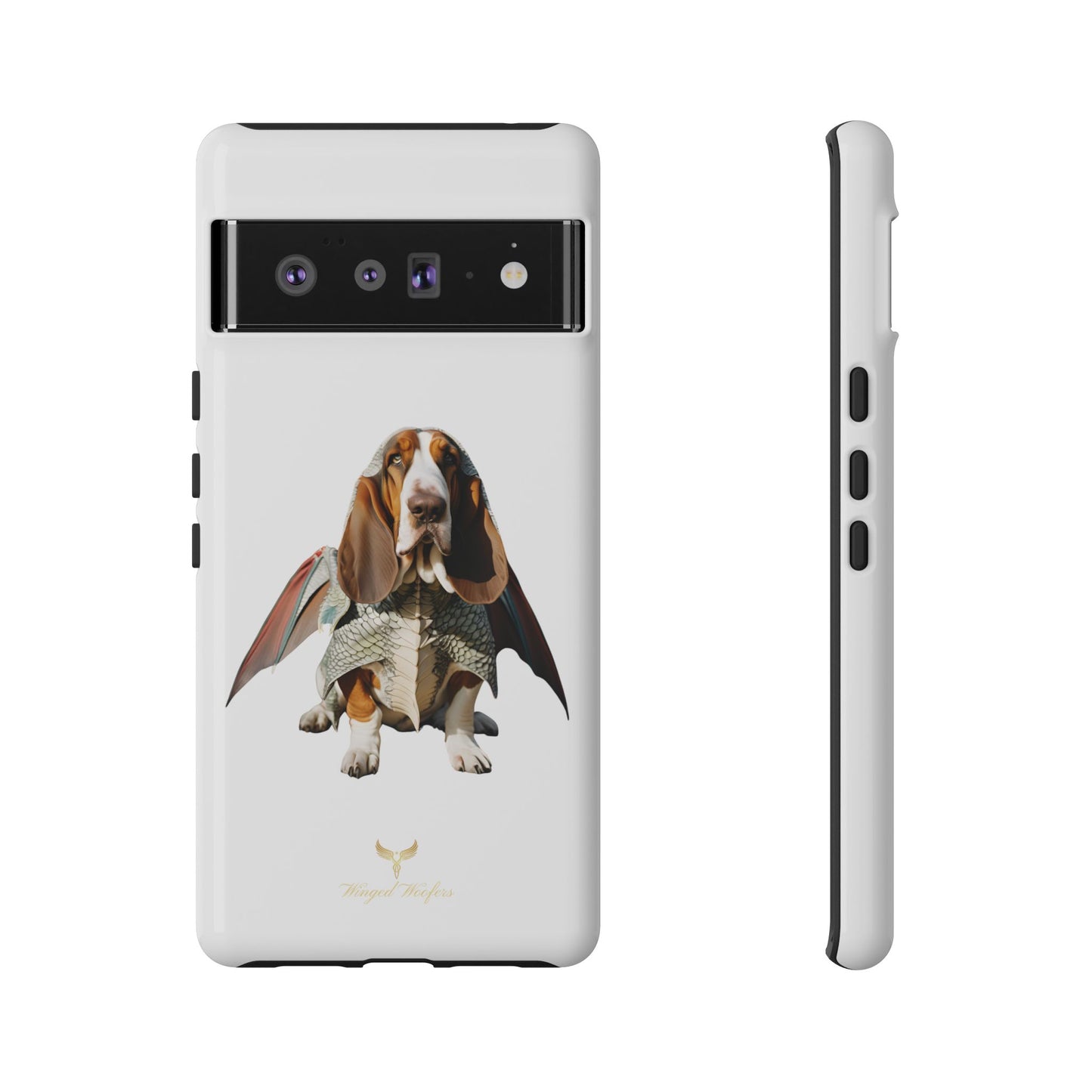 Whimsical Basset Hound Dog Phone Case - Tough Cases for Animal Lovers