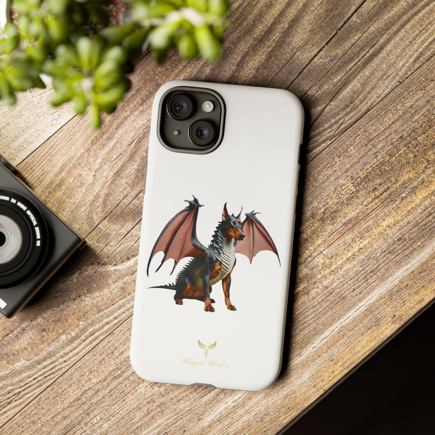 Mythical Doberman Pinscher Dragon Phone Case - Tough & Stylish Protection