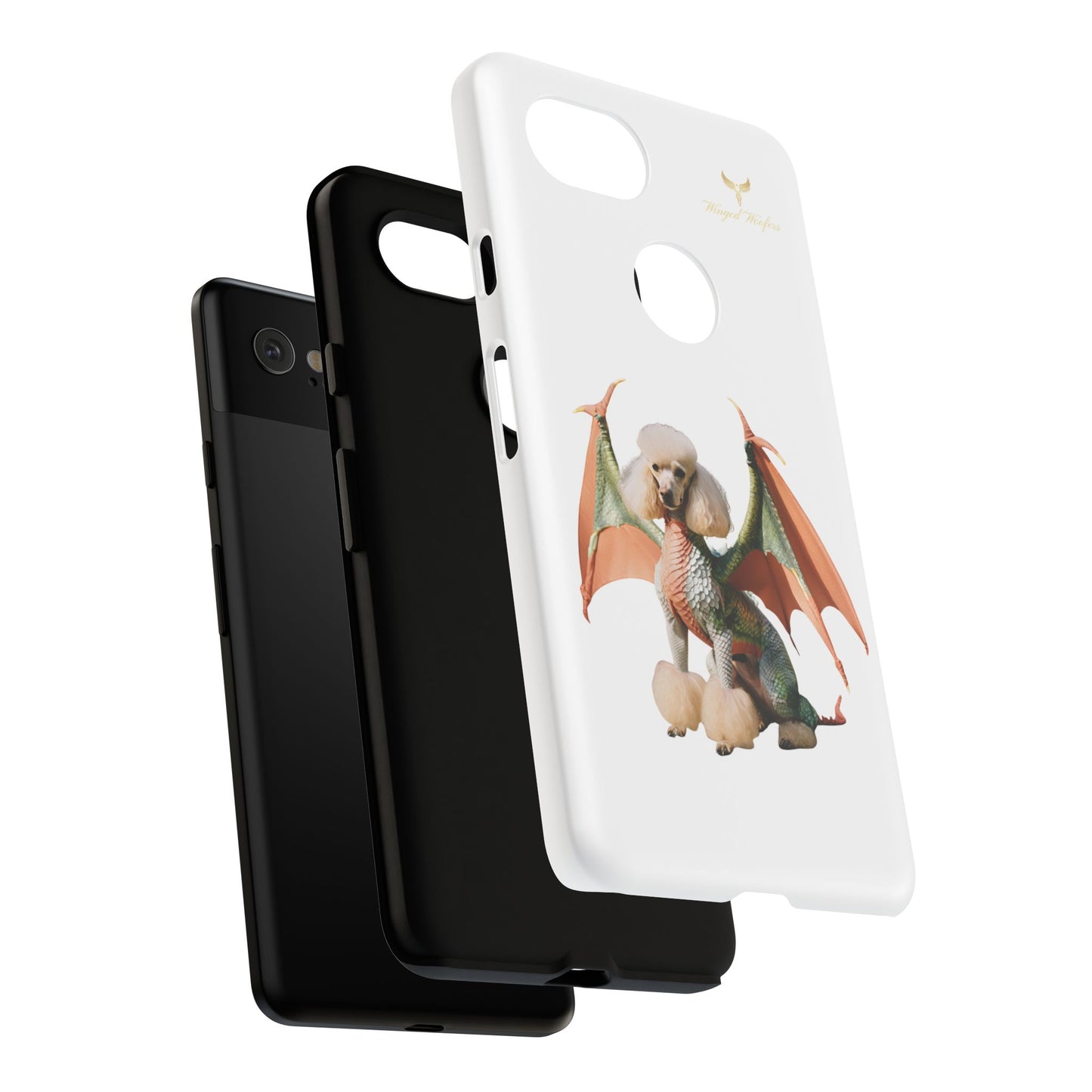 Unique Dragon Poodle Phone Case - Tough Cases for Pet Lovers