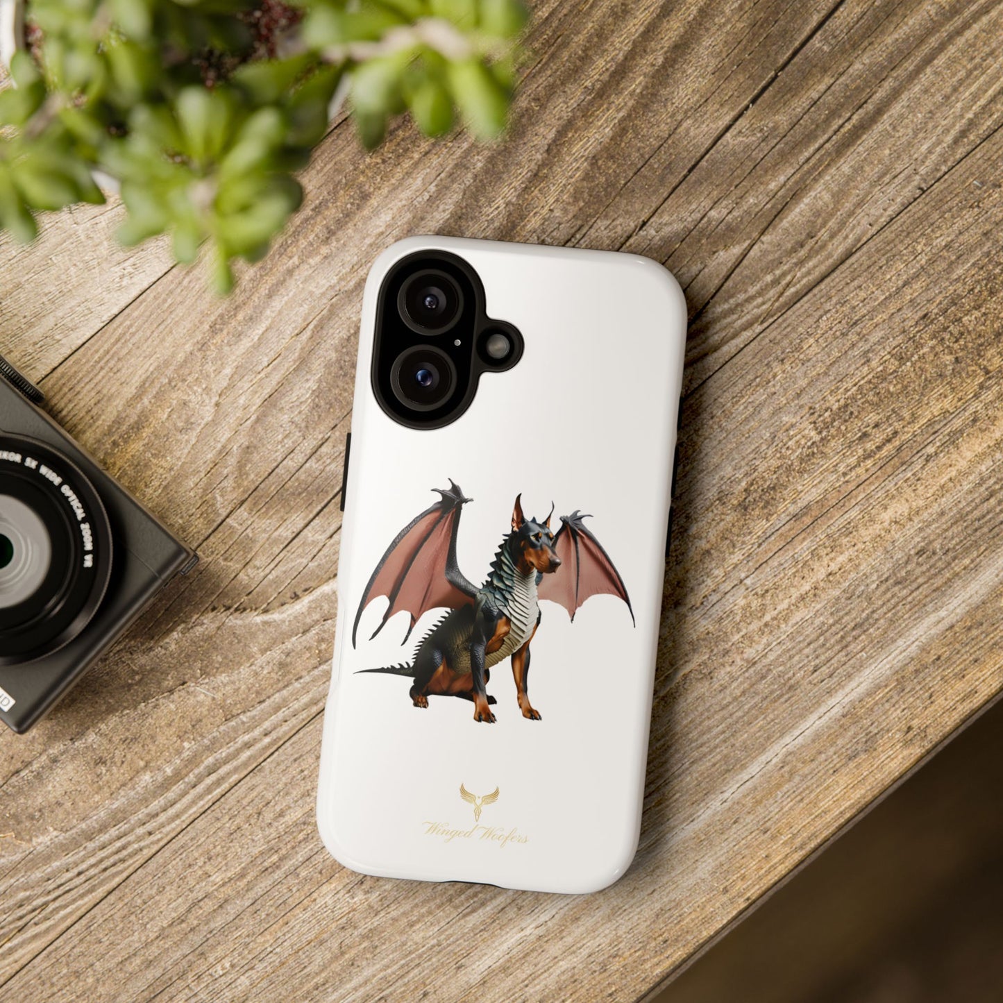 Mythical Doberman Pinscher Dragon Phone Case - Tough & Stylish Protection