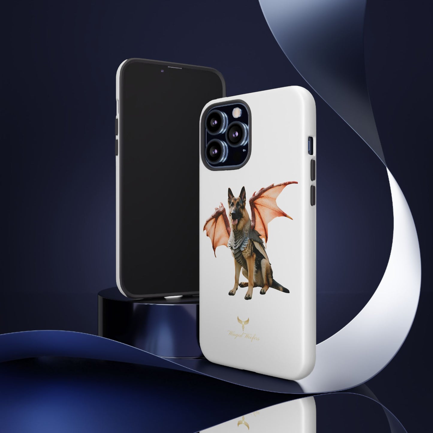 Mythical German Shepherd with Wings Dog iPhone Case | Tough Cases for Pet Lovers