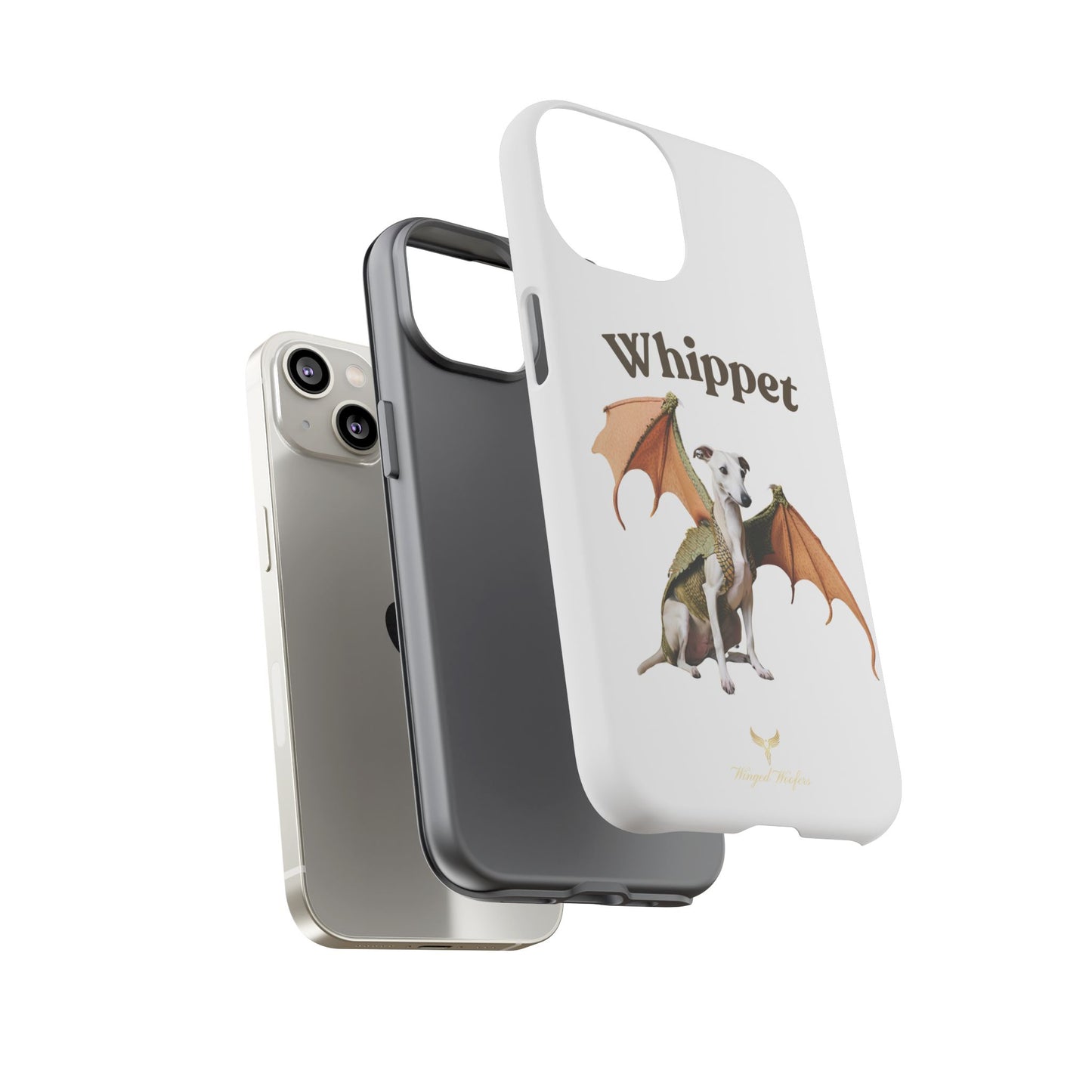 Whippet Dragon Phone Case - Tough & Stylish Pet Accessory