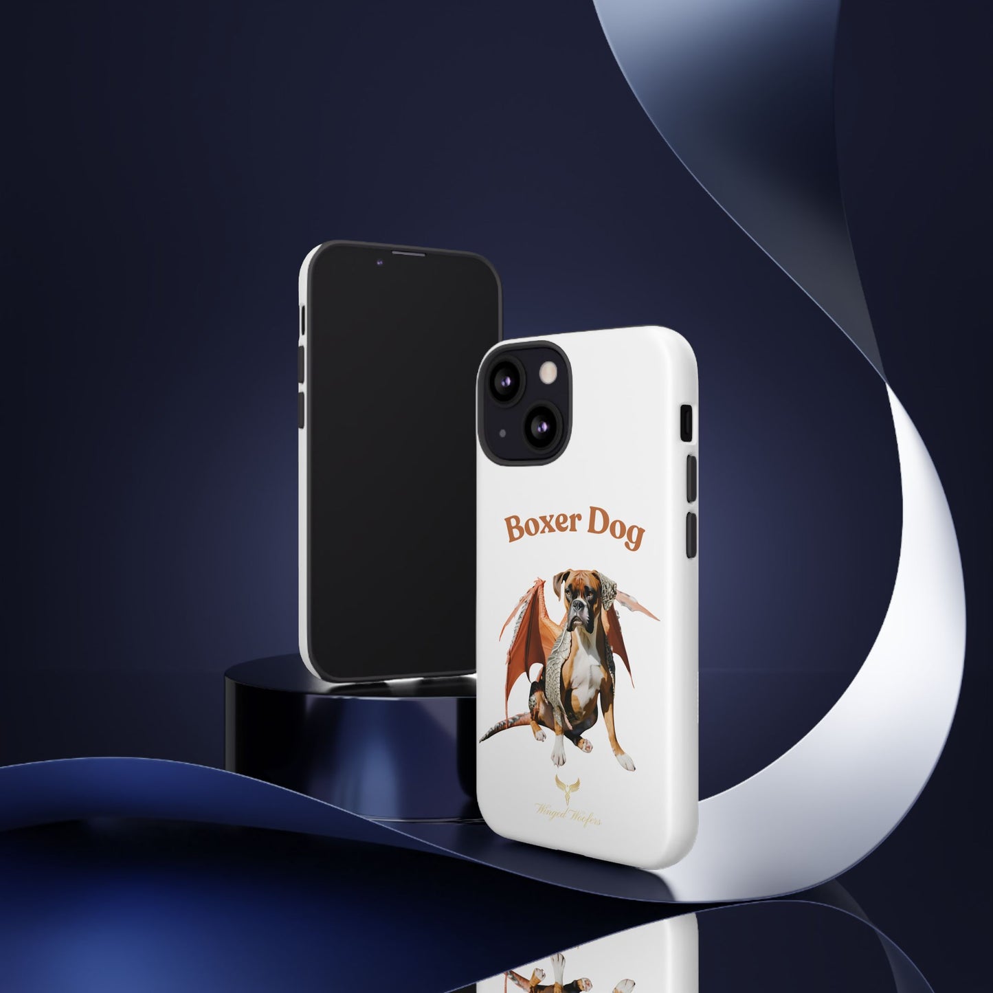 Boxer Dog Dragon Art Phone Case - Tough Cases