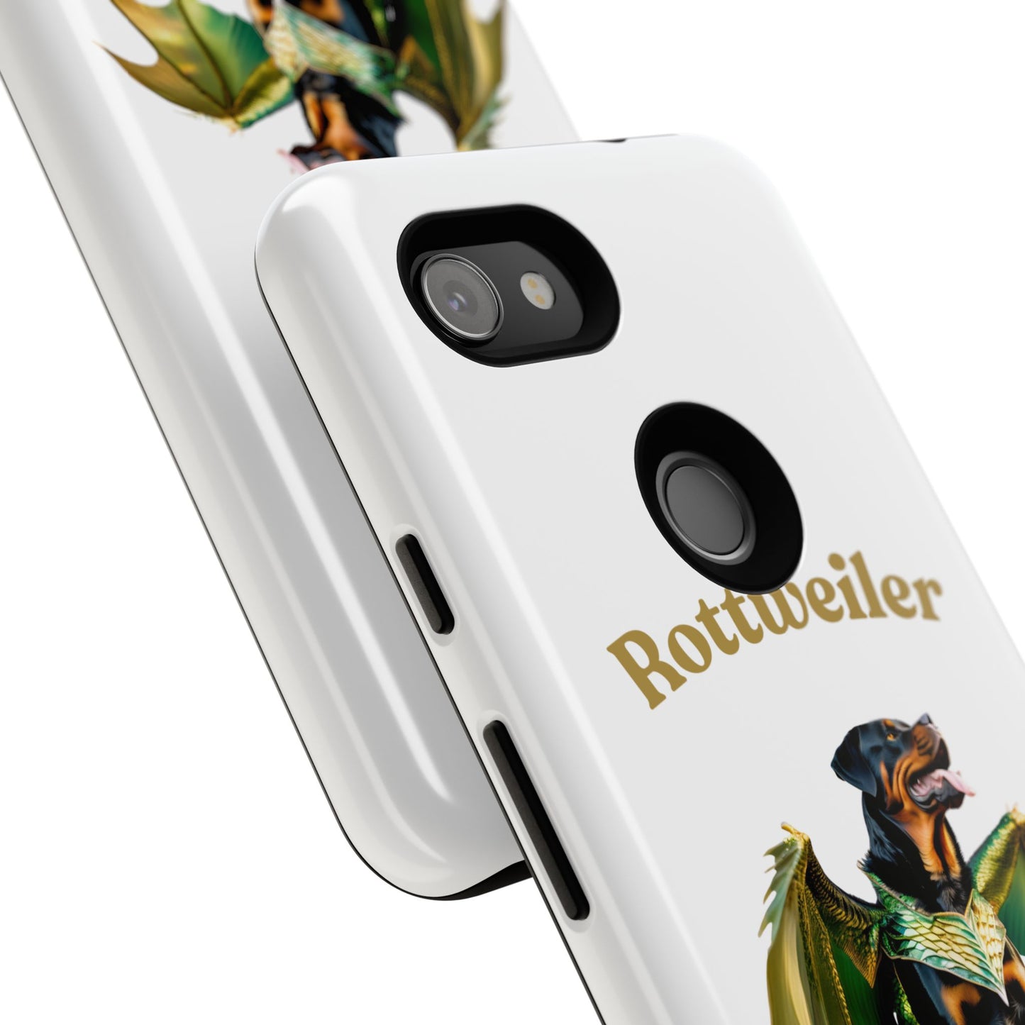 Rottweiler Dragon Wings Phone Case - Tough Cases for Dog Lovers