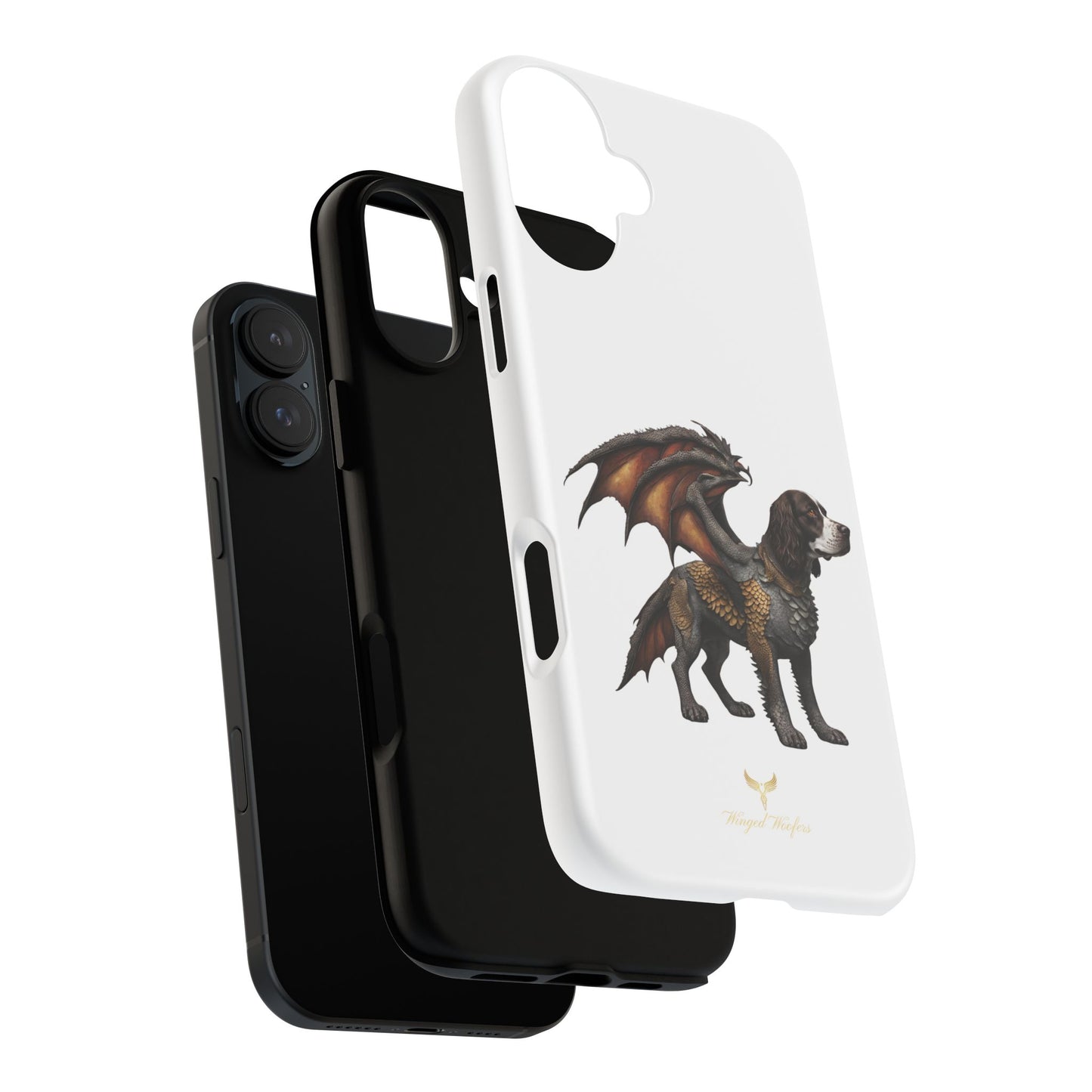 Fantasy Springer Spaniel as a Dragon Phone Case - Tough Cases for Pet Lovers