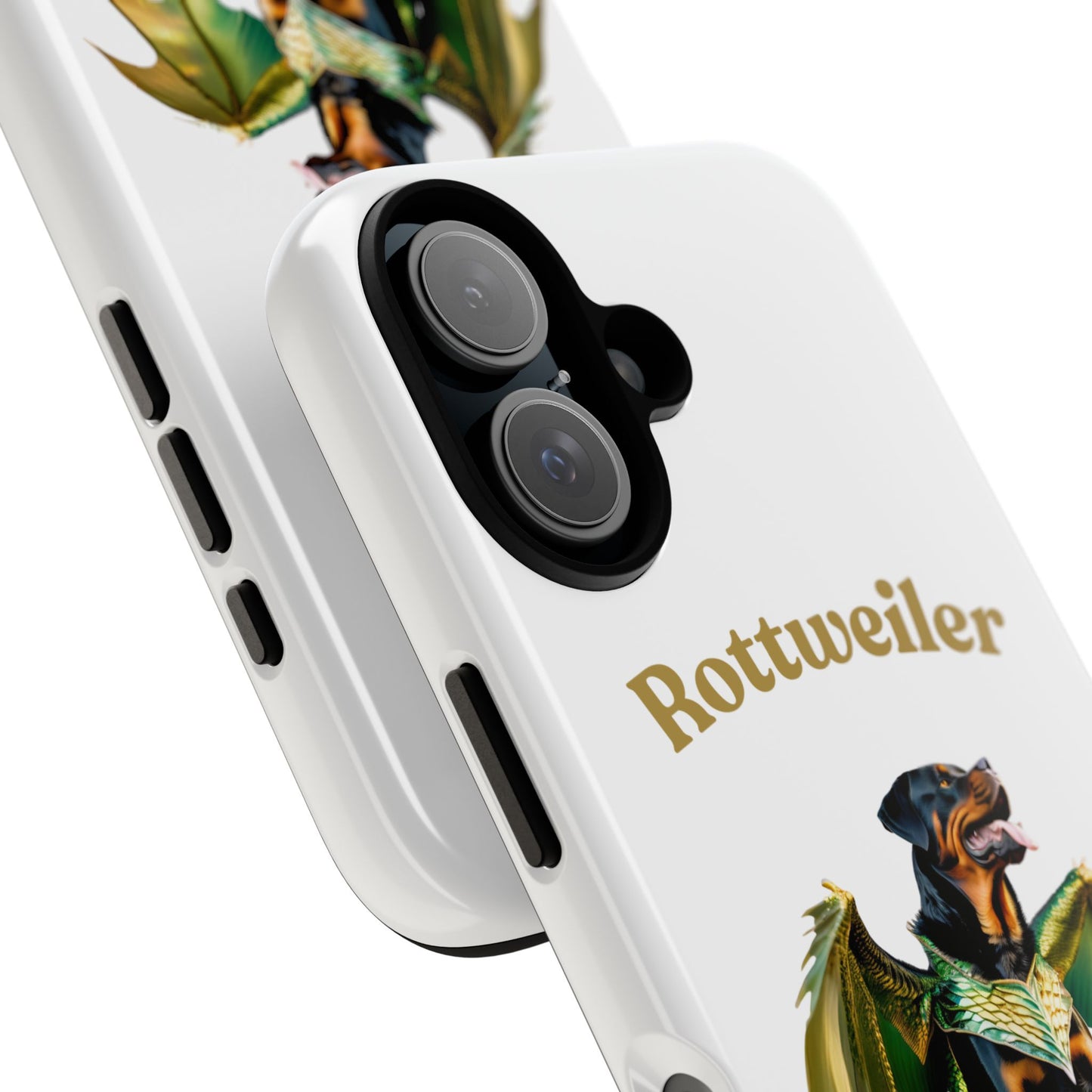 Rottweiler Dragon Wings Phone Case - Tough Cases for Dog Lovers