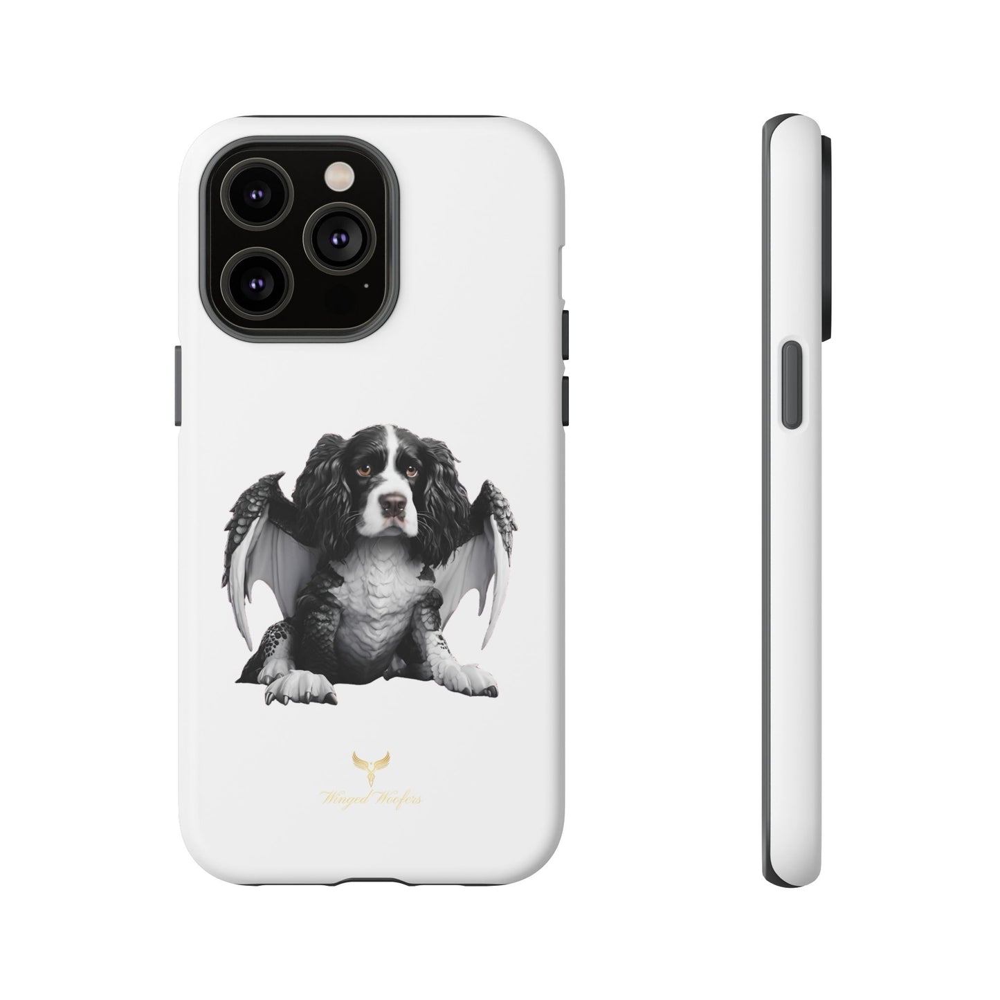 Springer Spaniel Puppy Dragon Winged Dog Phone Case - Tough Cases for Pet Lovers