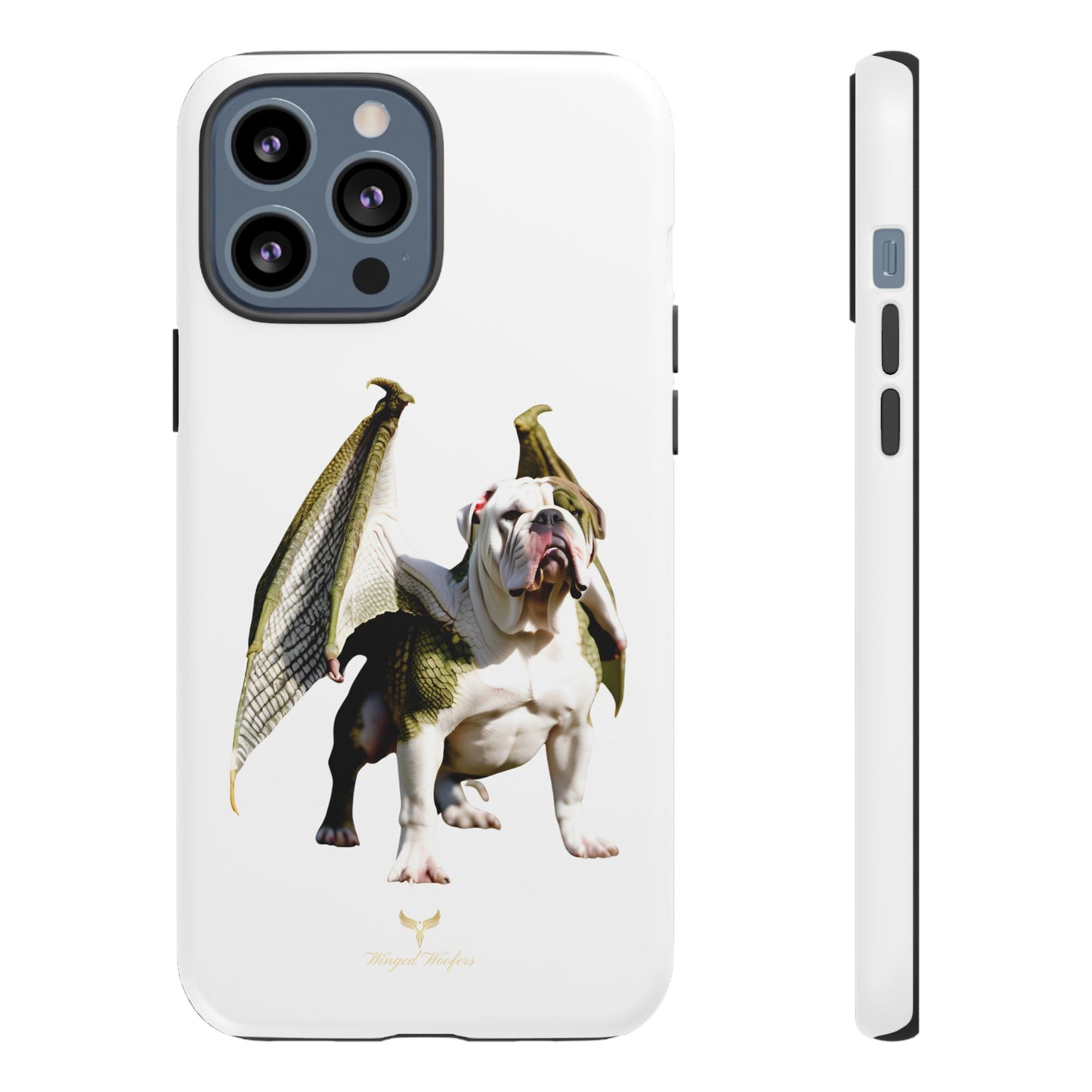 English Bulldog Dragon Phone Case - Tough & Unique Design