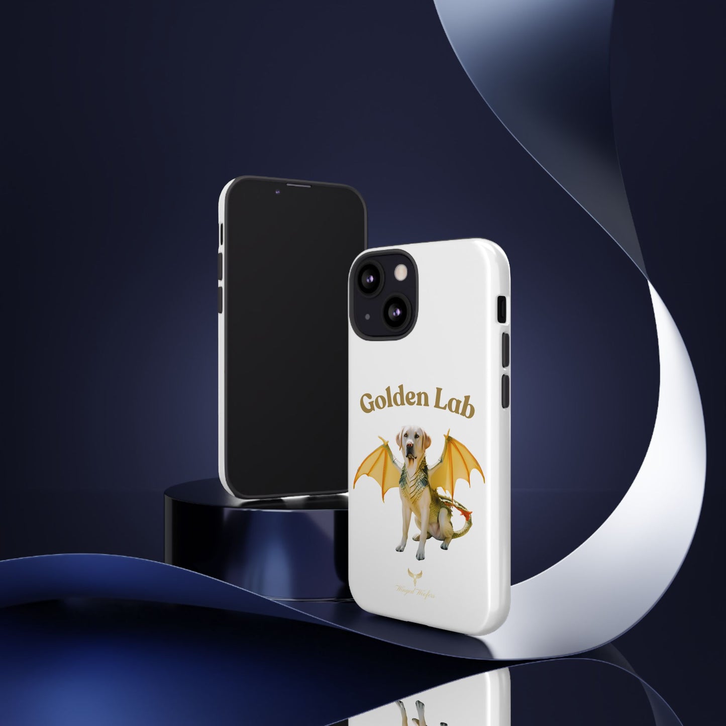 Golden Lab Dragon Phone Case - Tough Protection with a Fun Twist