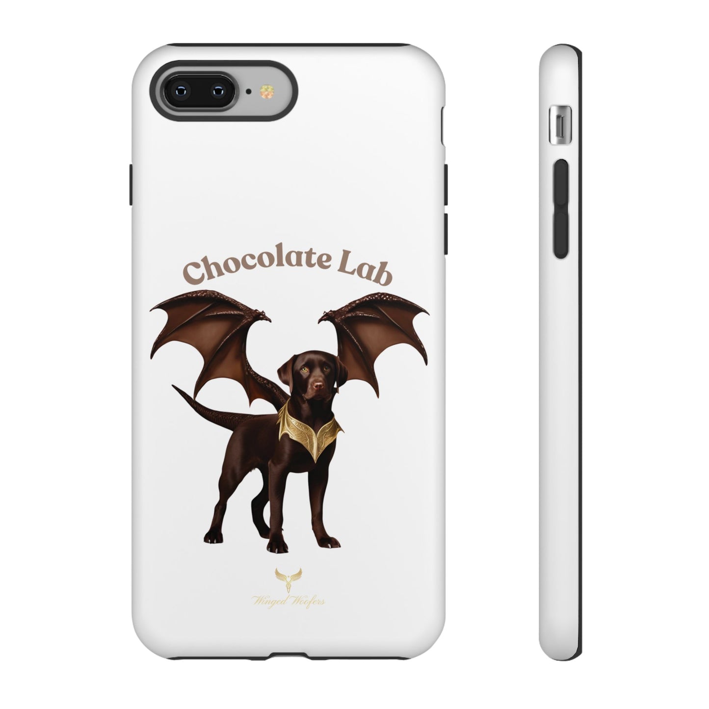 Chocolate Lab Dragon Phone Case - Tough & Stylish for Dog Lovers